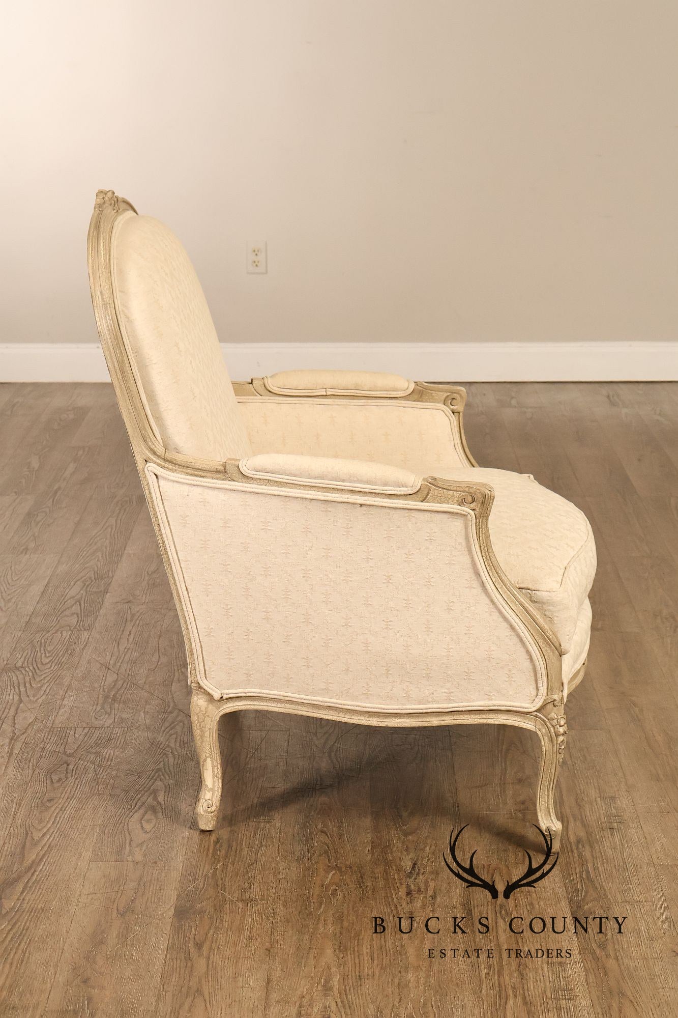 Pama Furniture Inc French Provincial Style Bergere Armchair