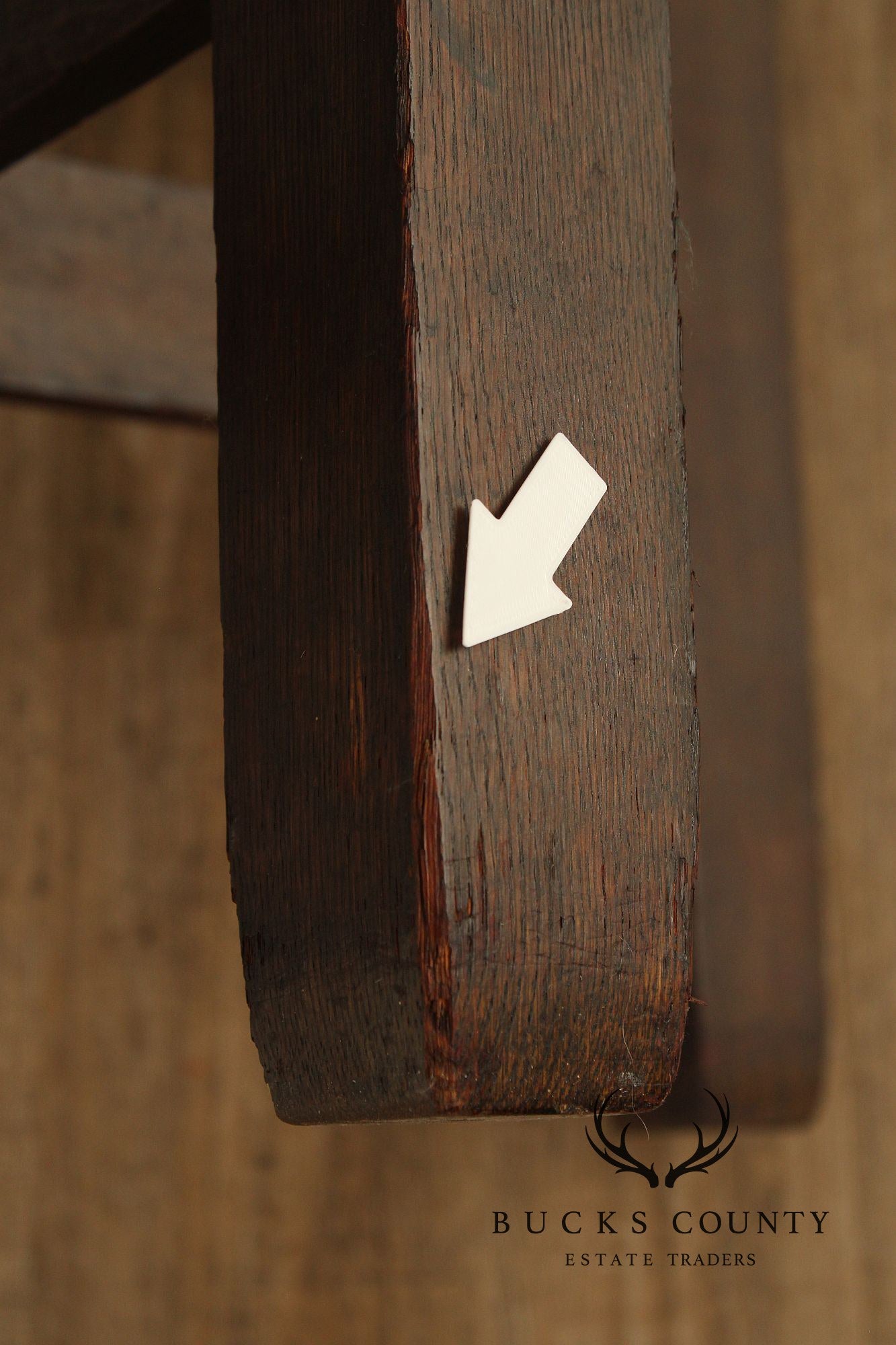 STICKLEY BROTHERS ANTIQUE MISSION OAK GAME TABLE