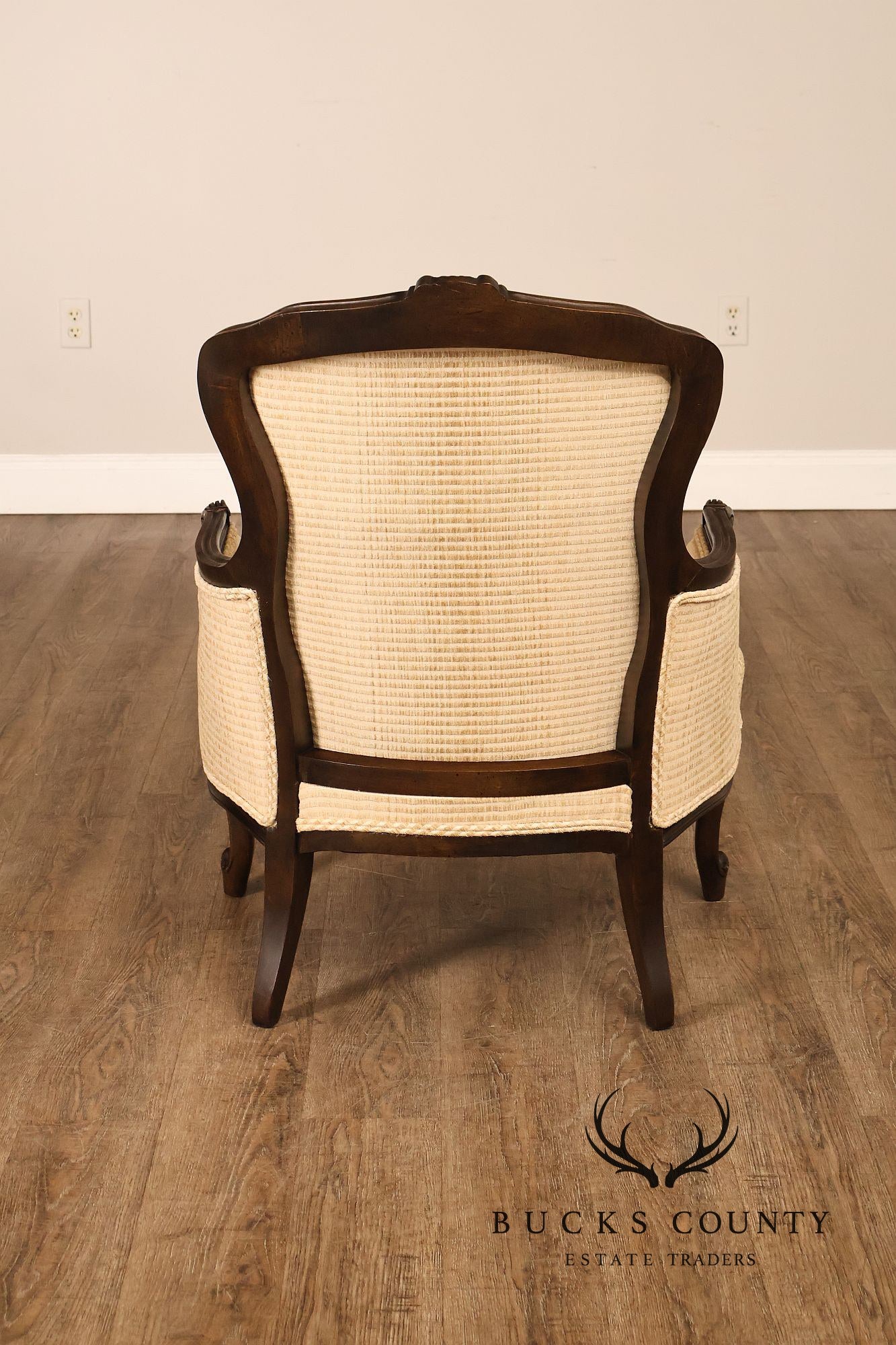 French Louis XV Style Pair Of Bergere Chairs