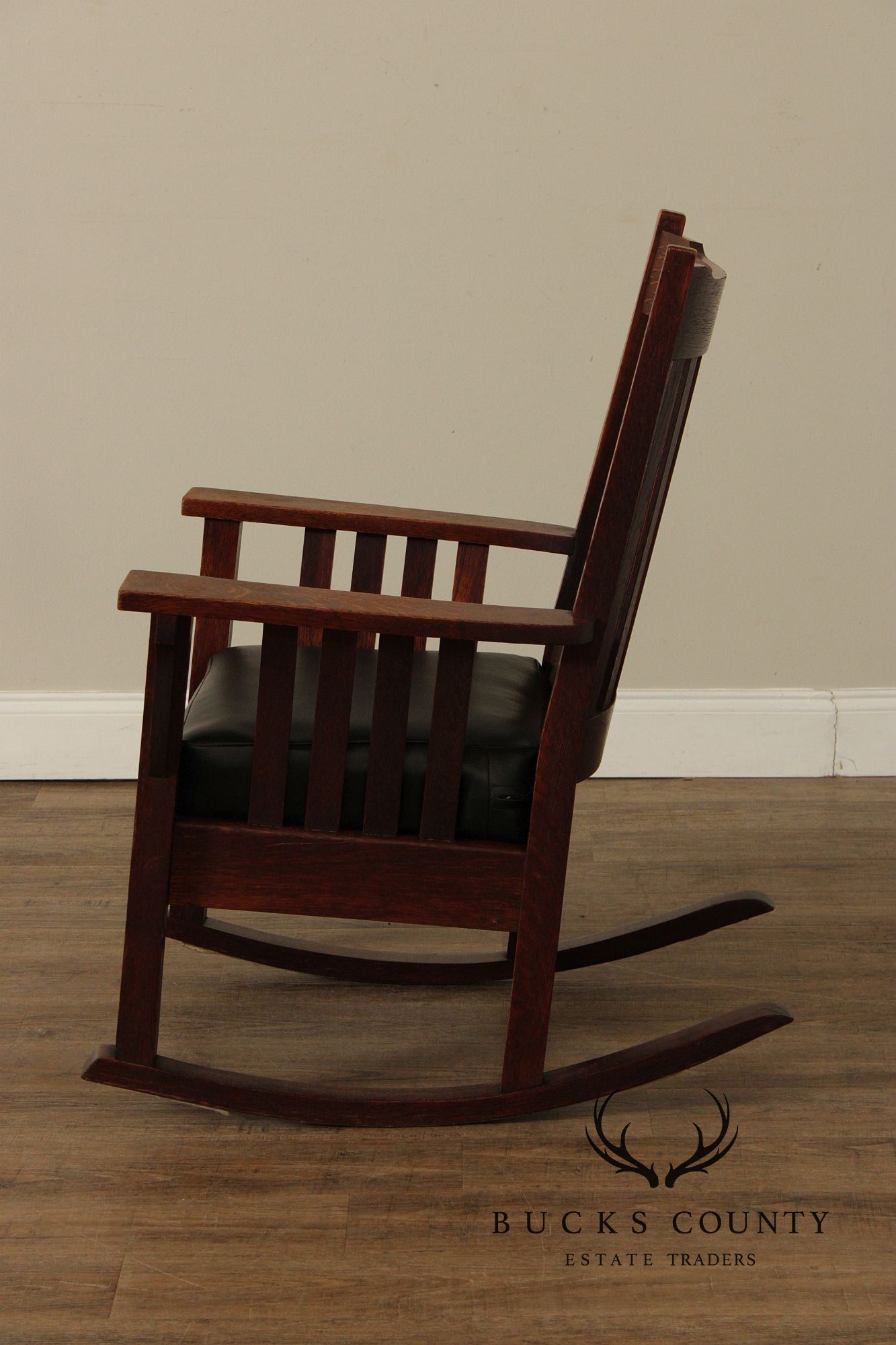 Antique Mission Oak Rocking Chair