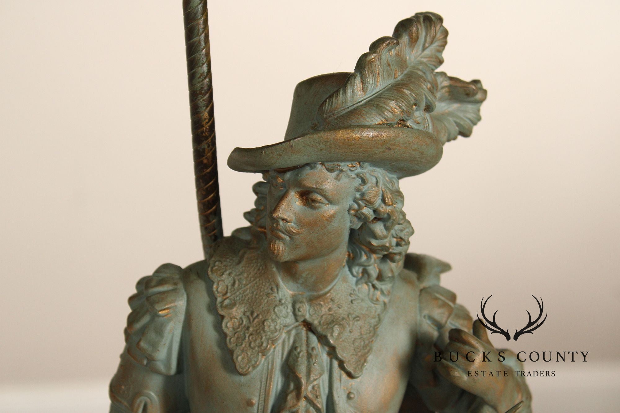 Vintage Pair of Figural Table Lamps