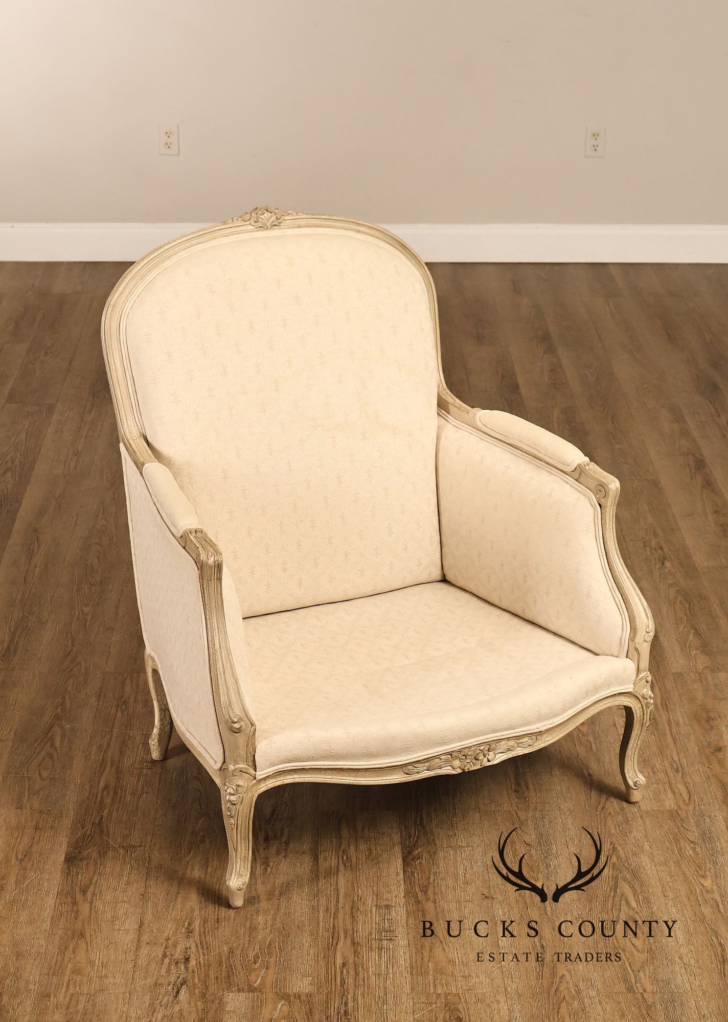 Pama Furniture Inc French Provincial Style Bergere Armchair