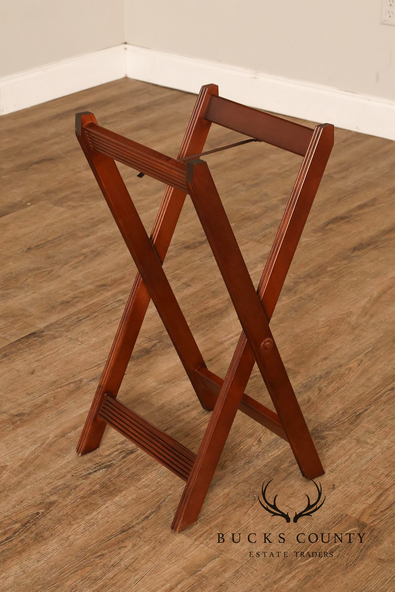 Ethan Allen British Classics Barbados Wooden Folding Tray Table