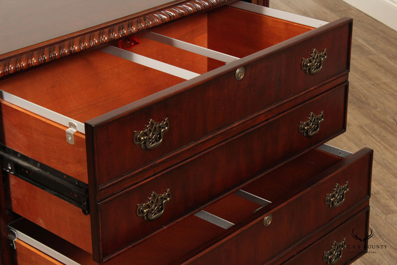 Hooker Furniture Georgian Style Mahogany File Cabinet