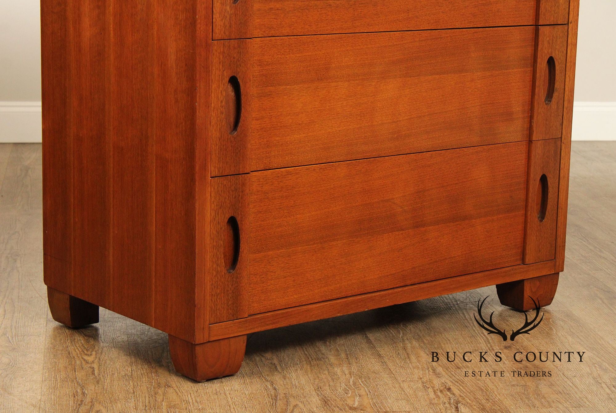 Phenix Furniture Co. Mid Century Modern Walnut Tall Chest