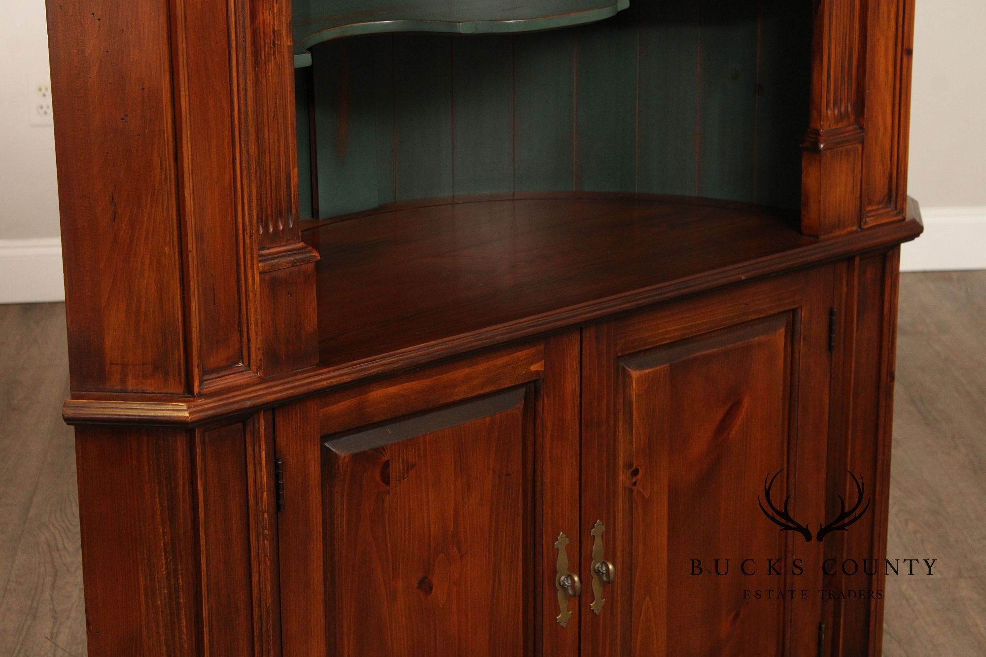 Harden Chippendale Style Pine Corner Cabinet