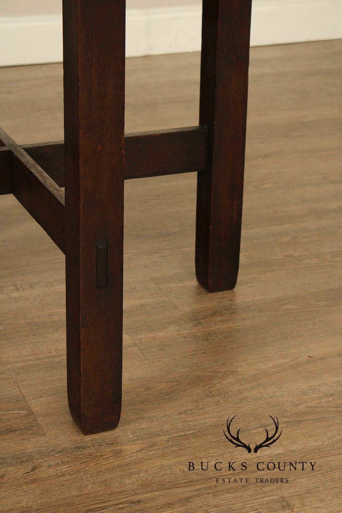 STICKLEY BROTHERS ANTIQUE MISSION OAK GAME TABLE