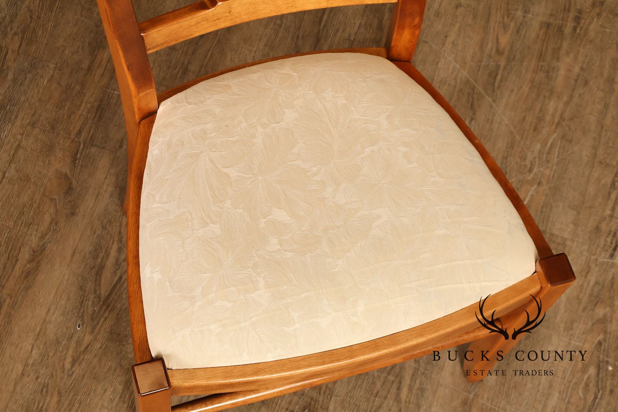 Nichols & Stone Set of 6 French Country Style Maple Dining Chairs
