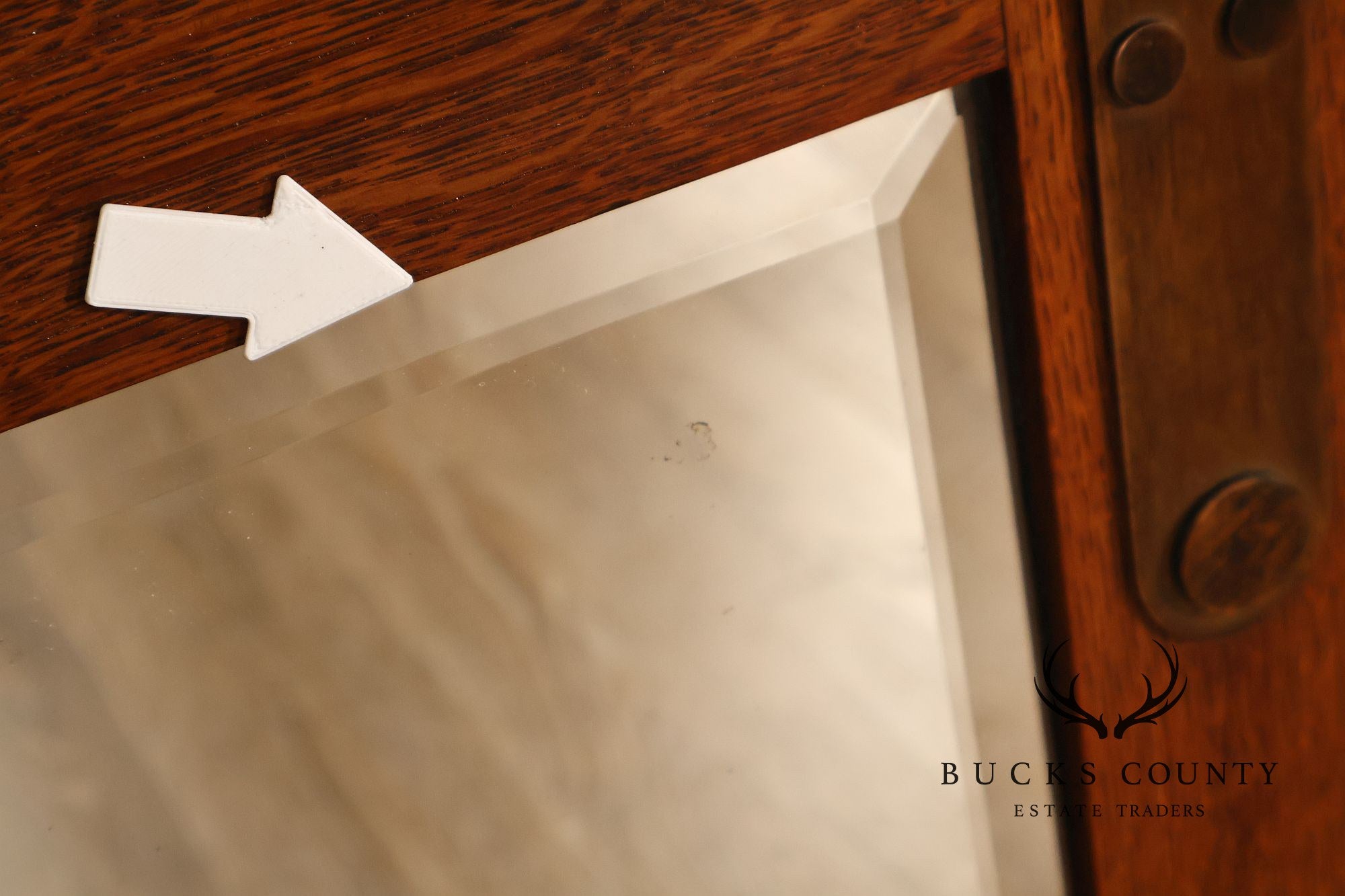 Stickley Brothers Hall Mirror Mission Style Old Coat Rack