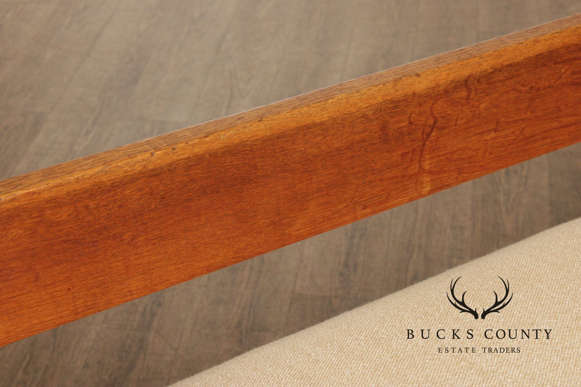 Gustav Stickley Mission Oak Even Arm Settle Sofa