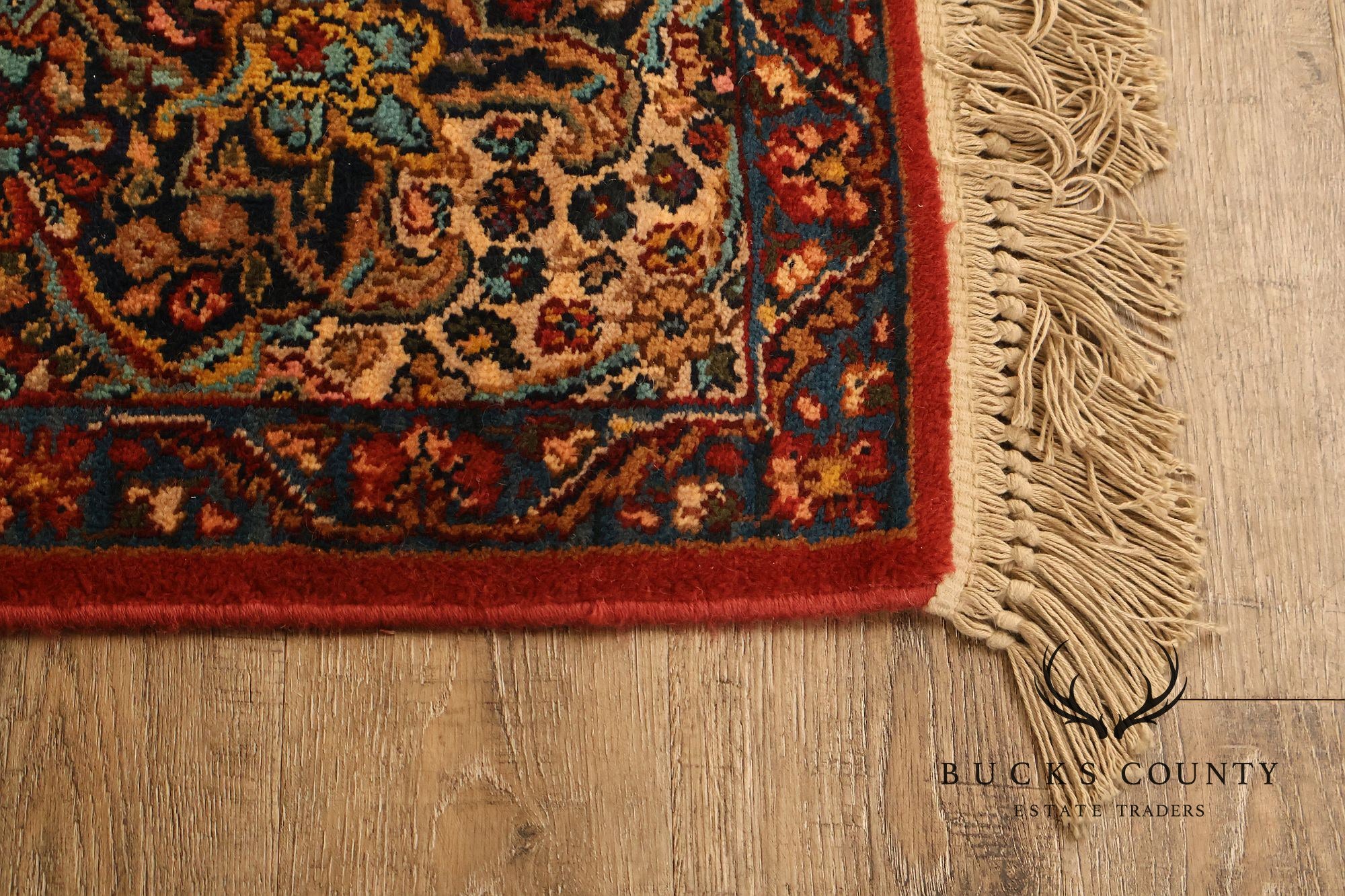 Karastan 8’ 8” X 12’ Multicolor Panel Kirman Wool Area Rug