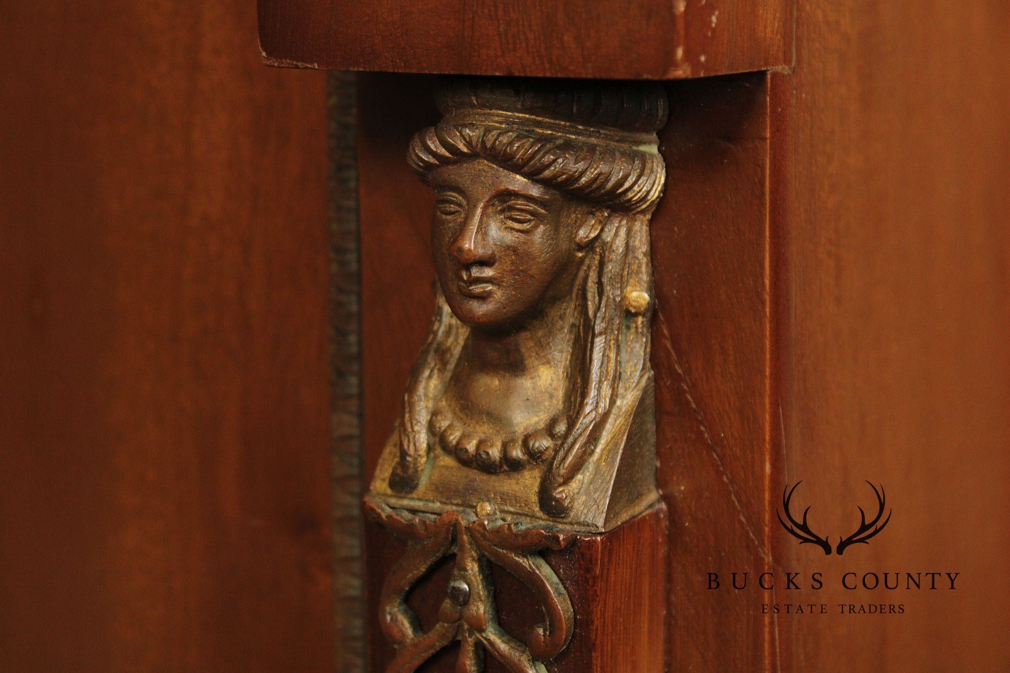 Antique French Marble Top Neoclassical Style Pedestal