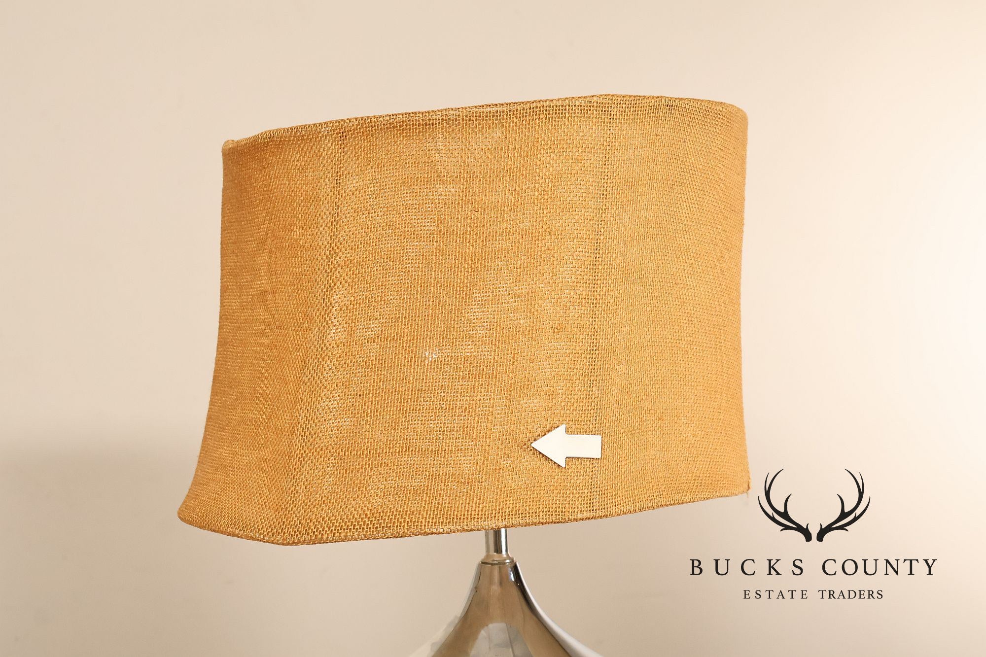 Leviton Mid Century Modern Pair of Cork Table Lamps