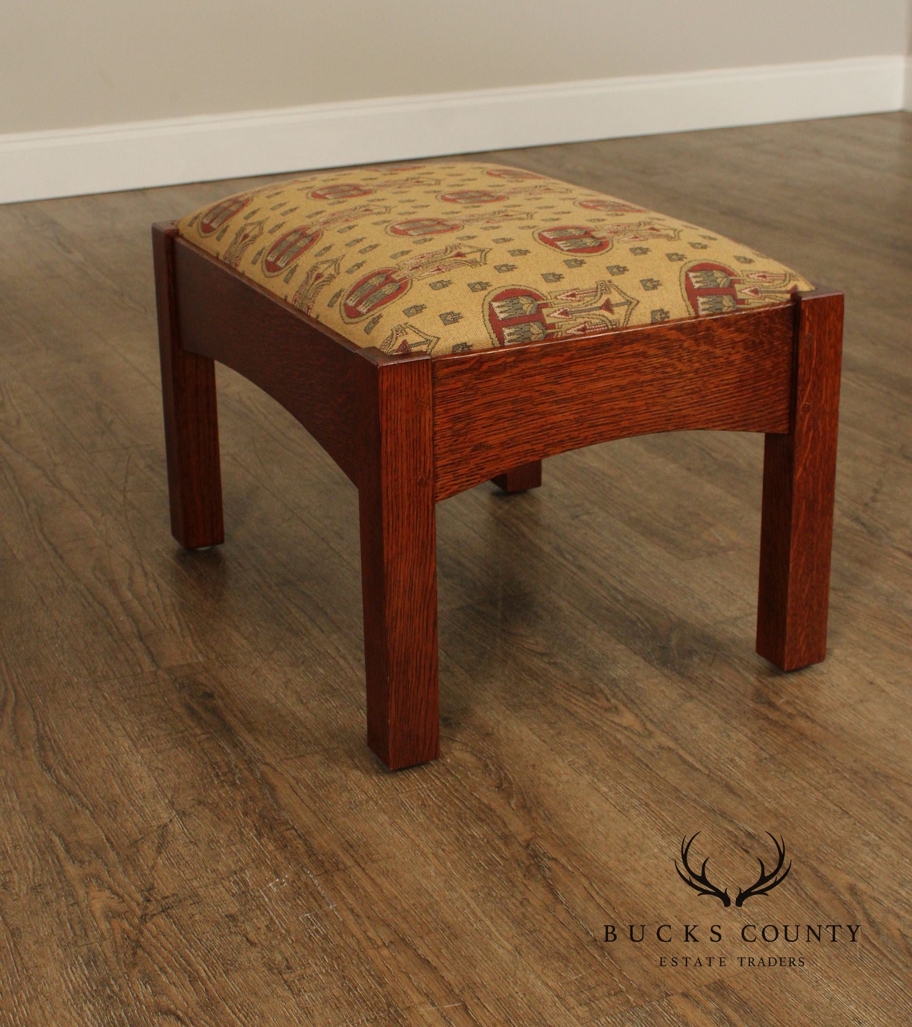 Stickley Mission Collection Oak Footstool