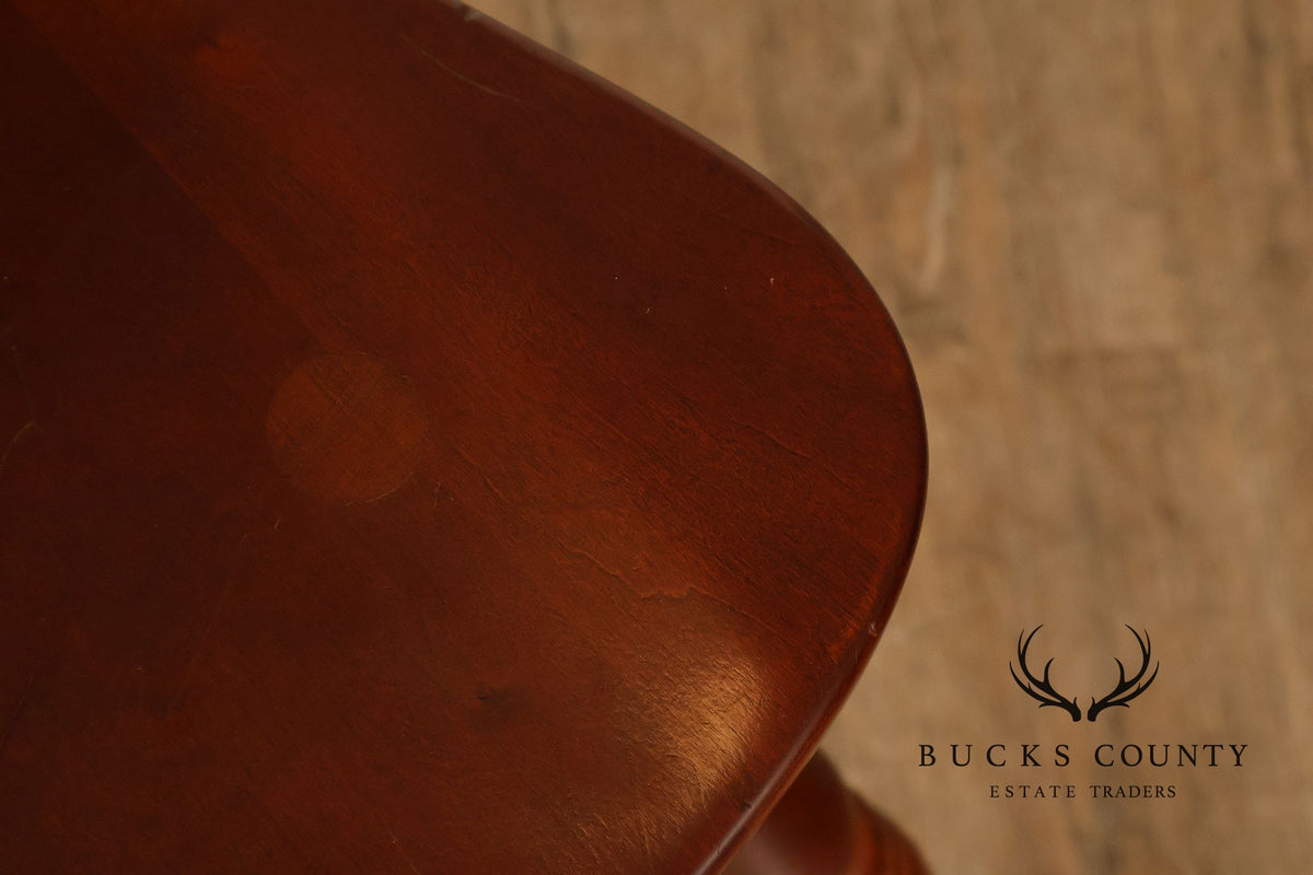 Frederick Duckloe & Bros Pair of Cherry Windsor Side Chairs