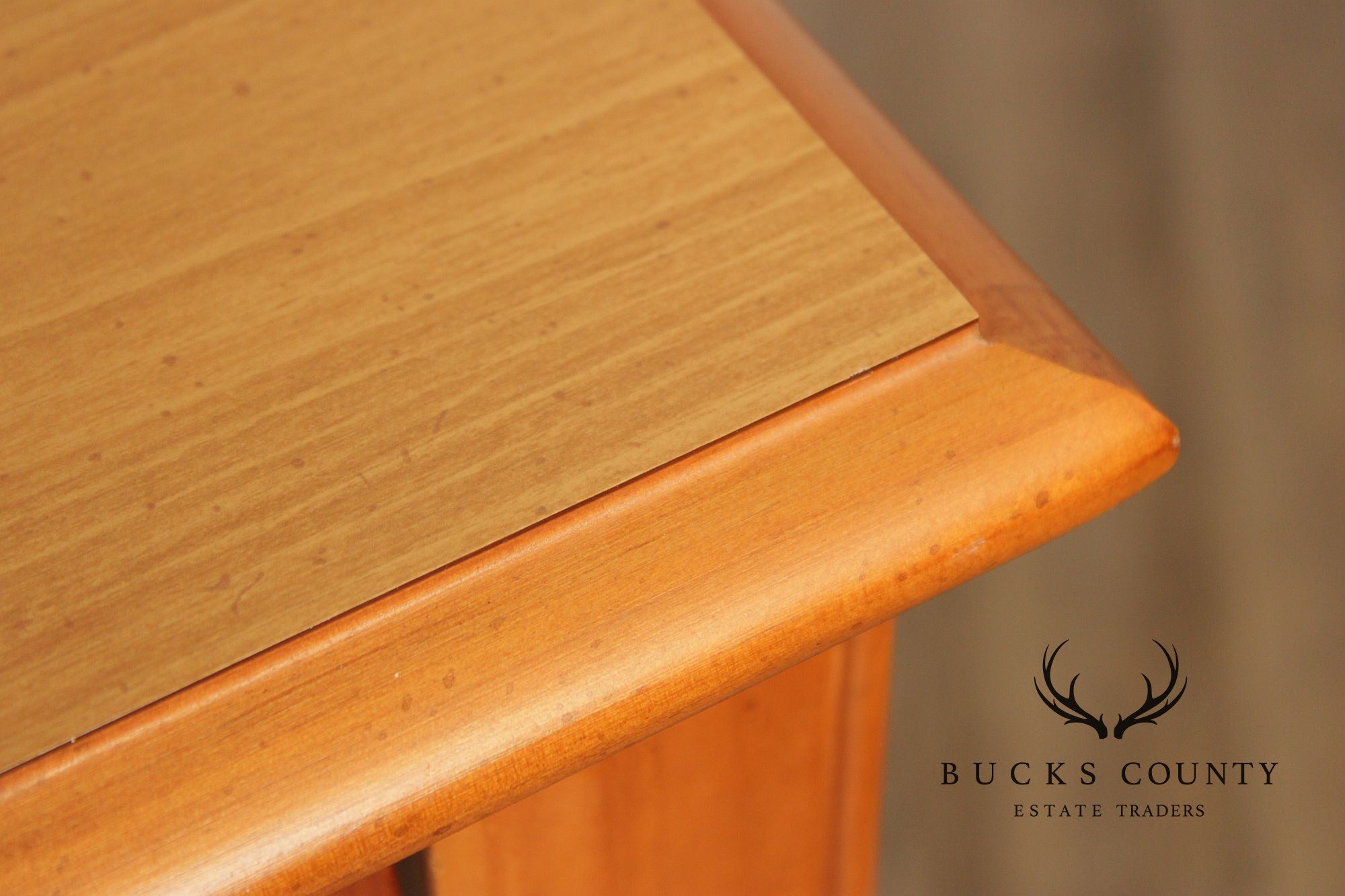 Stanley Furniture Pine and Wicker Chest of Drawers