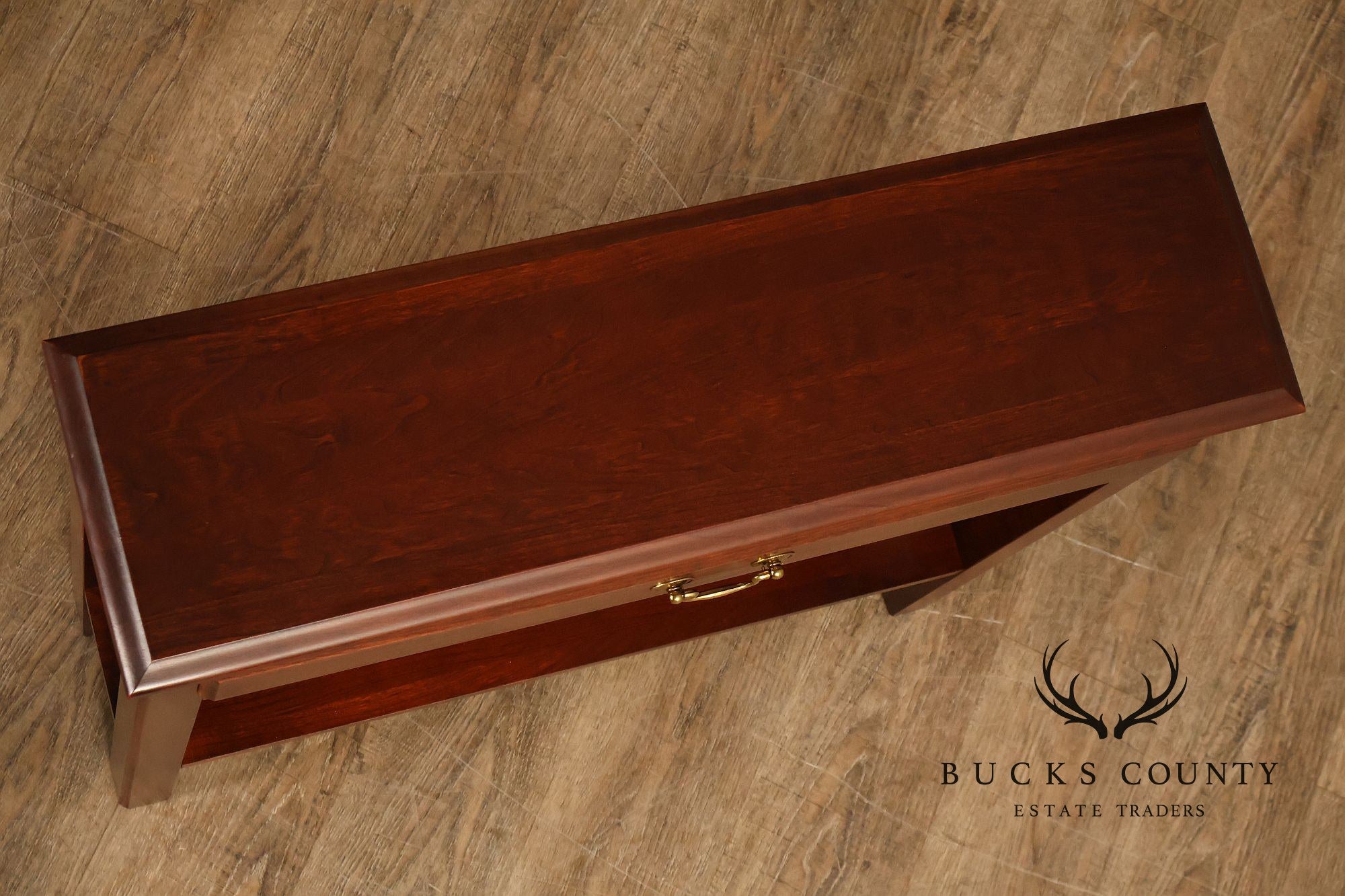 Chippendale Style Narrow One Drawer Small Console Table