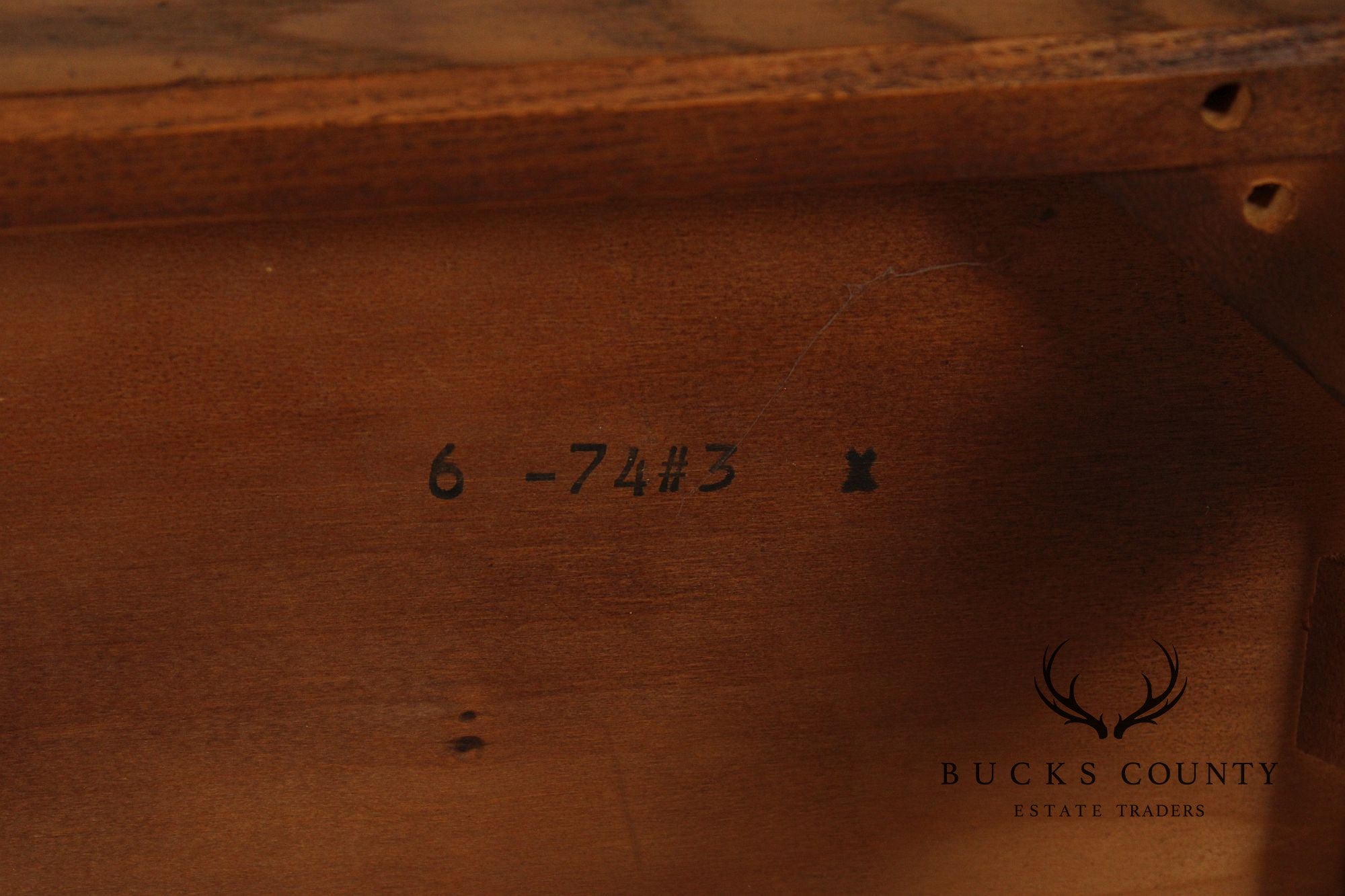 Henredon Artefacts Campaign Style Oak Console Table
