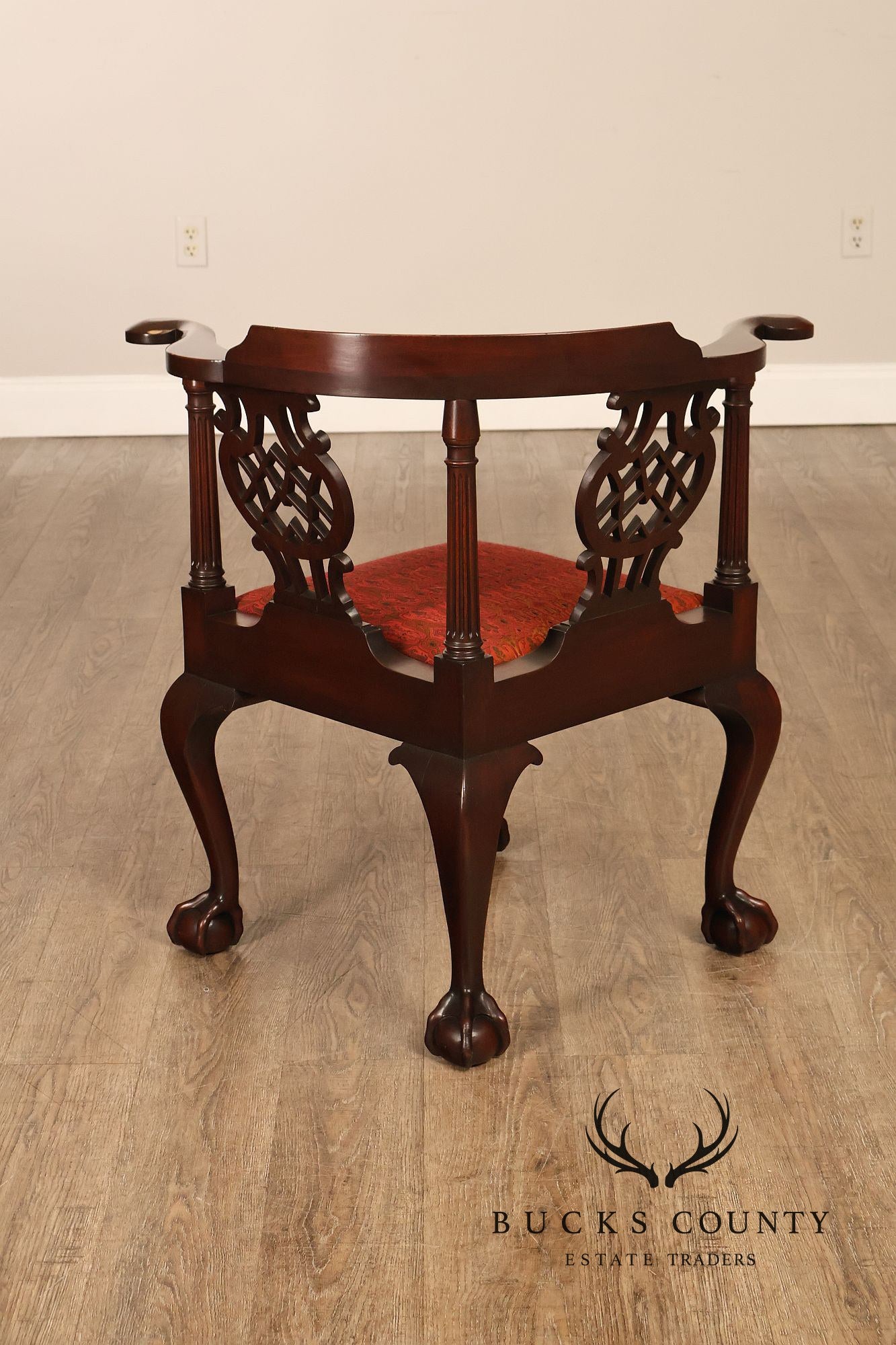 Kittinger Furniture Chippendale Style Mahogany CW-48 Corner Chair