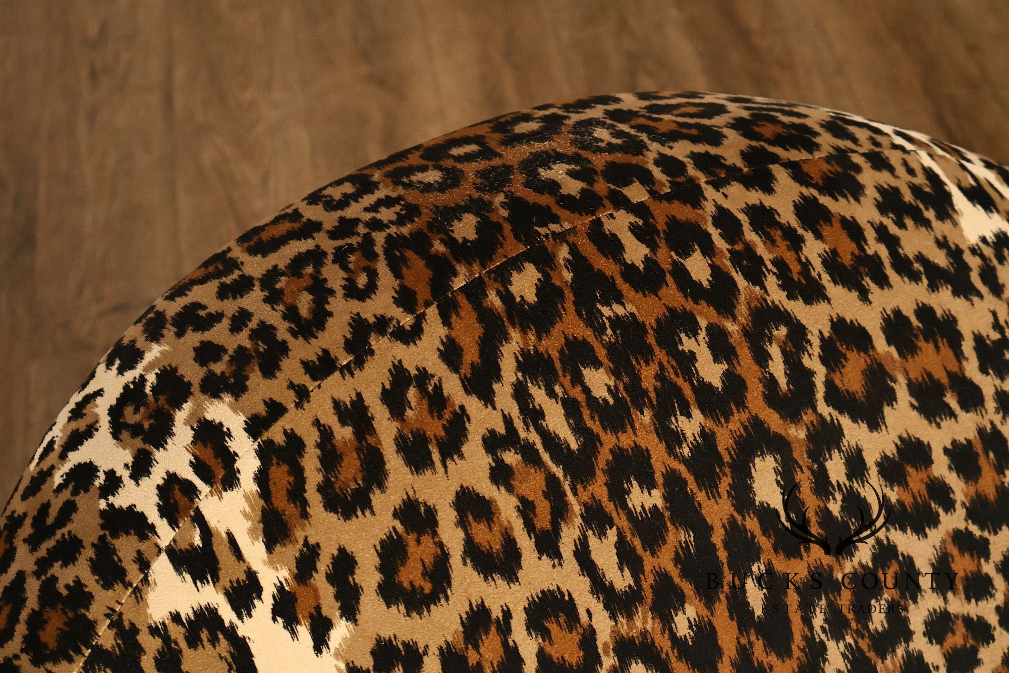 Art Deco Style Leopard Print Armchair