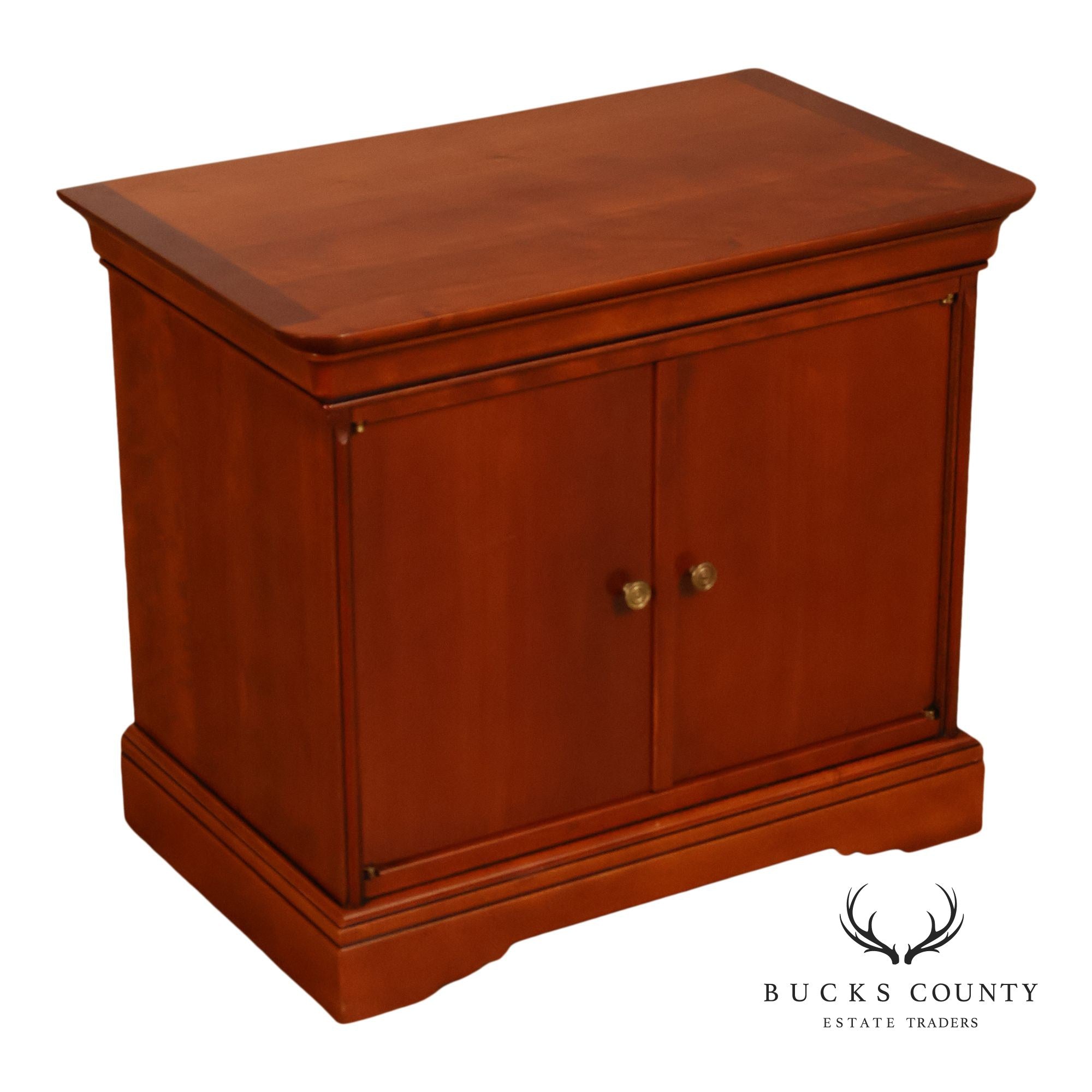 Grange French Louis Philippe Cherry Wood Nightstand