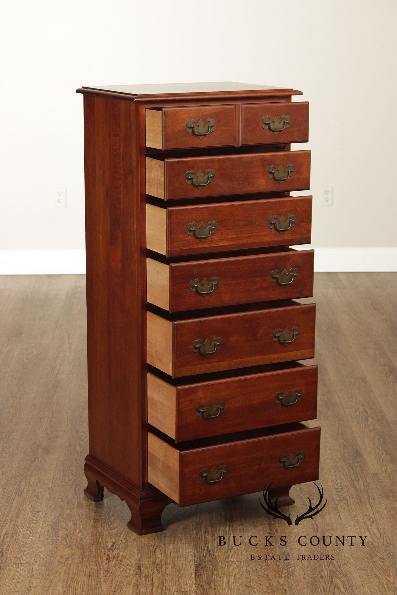 Chippendale Style Cherry Lingerie Chest