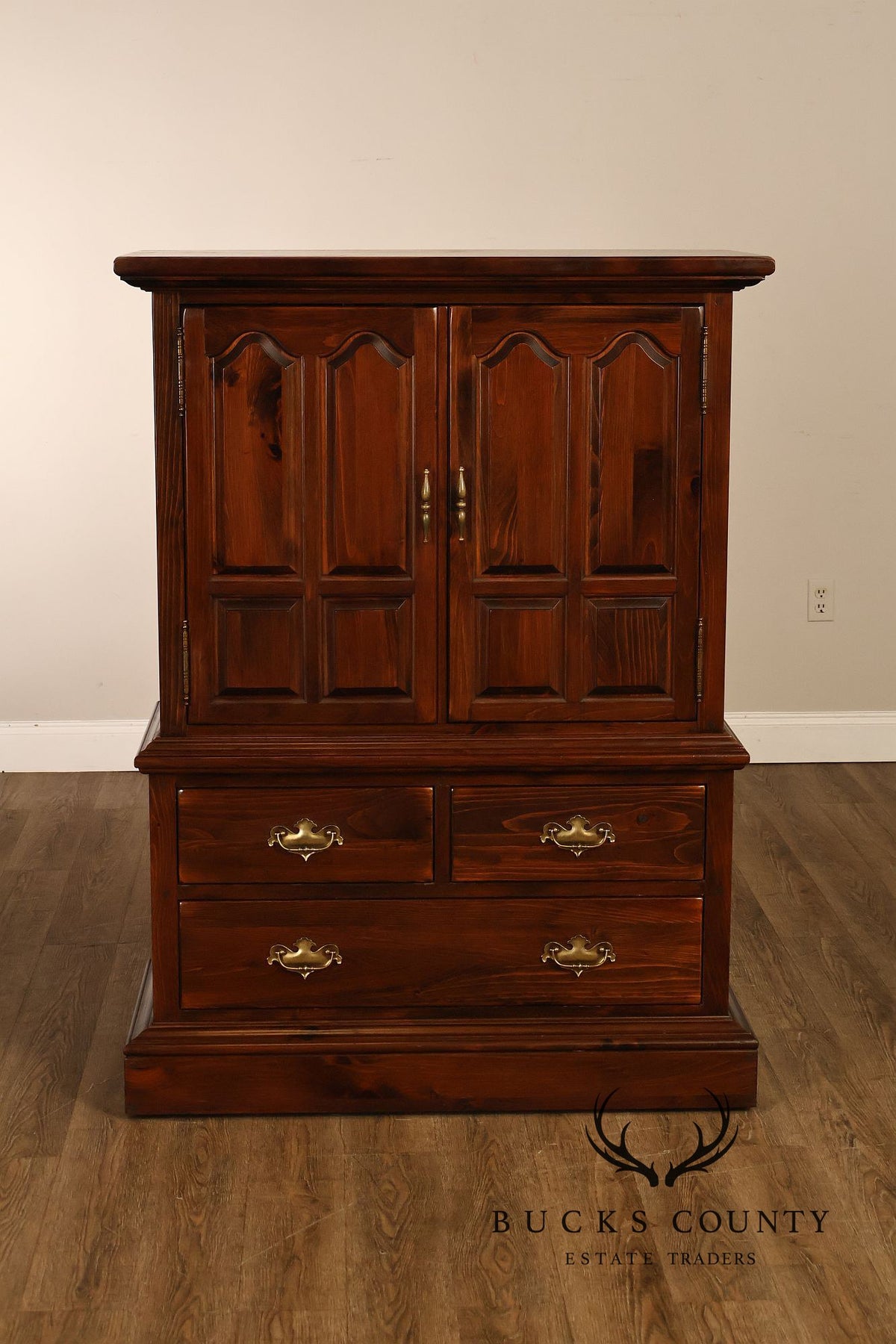 Ethan Allen Pine Armoire Chest