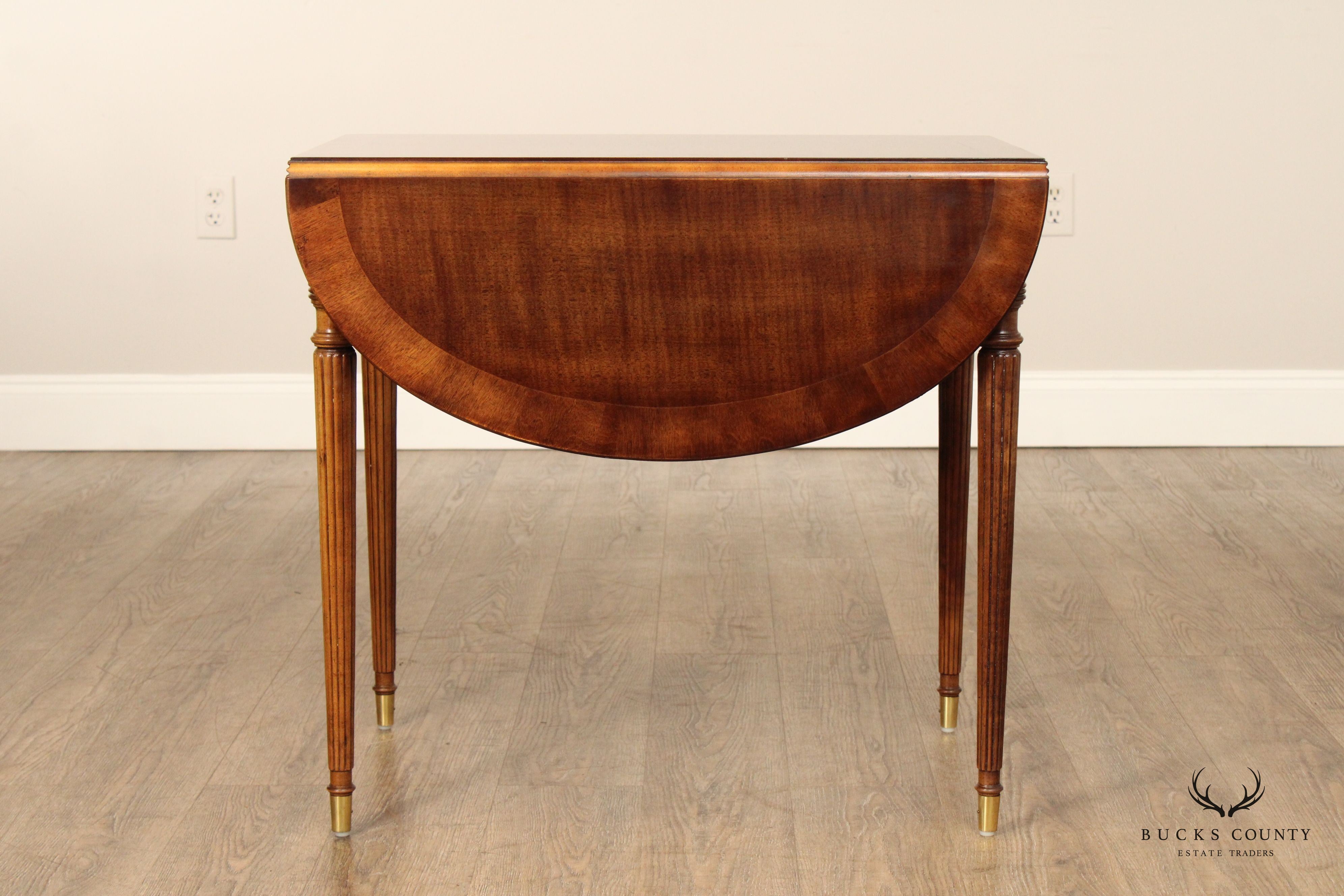 Henredon Federal Style Drop-Leaf Pembroke Table