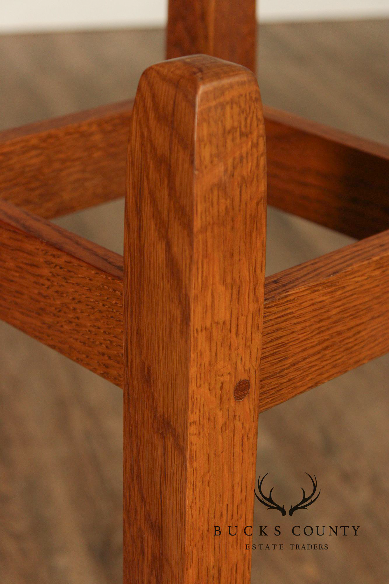 Stickley Furniture Mission Collection Oak Umbrella Stand
