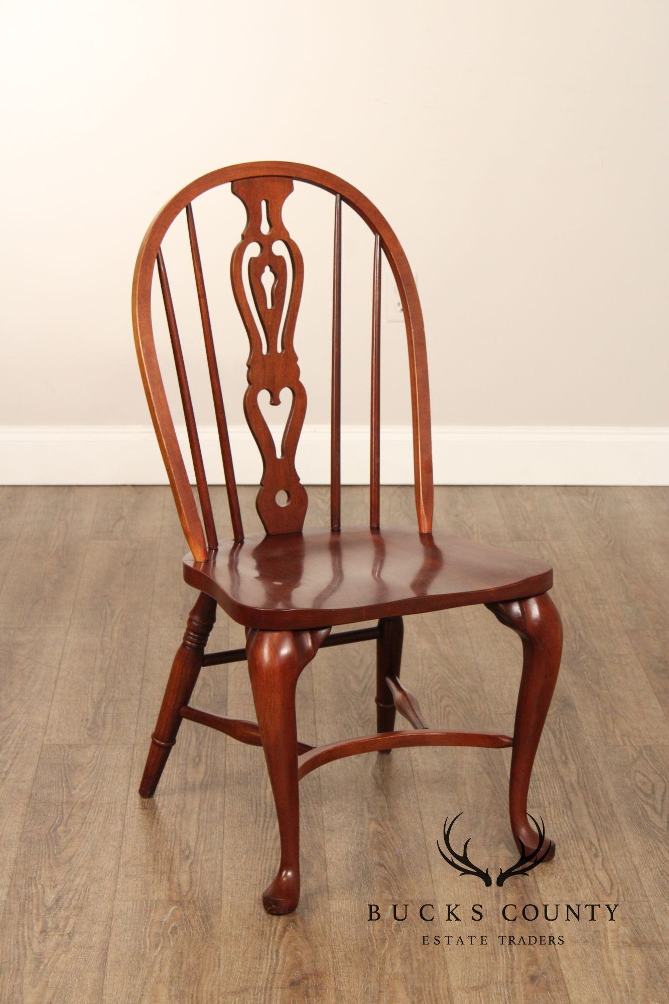 Pennsylvania House Set of Six Cherry Windsor Dining Chairs