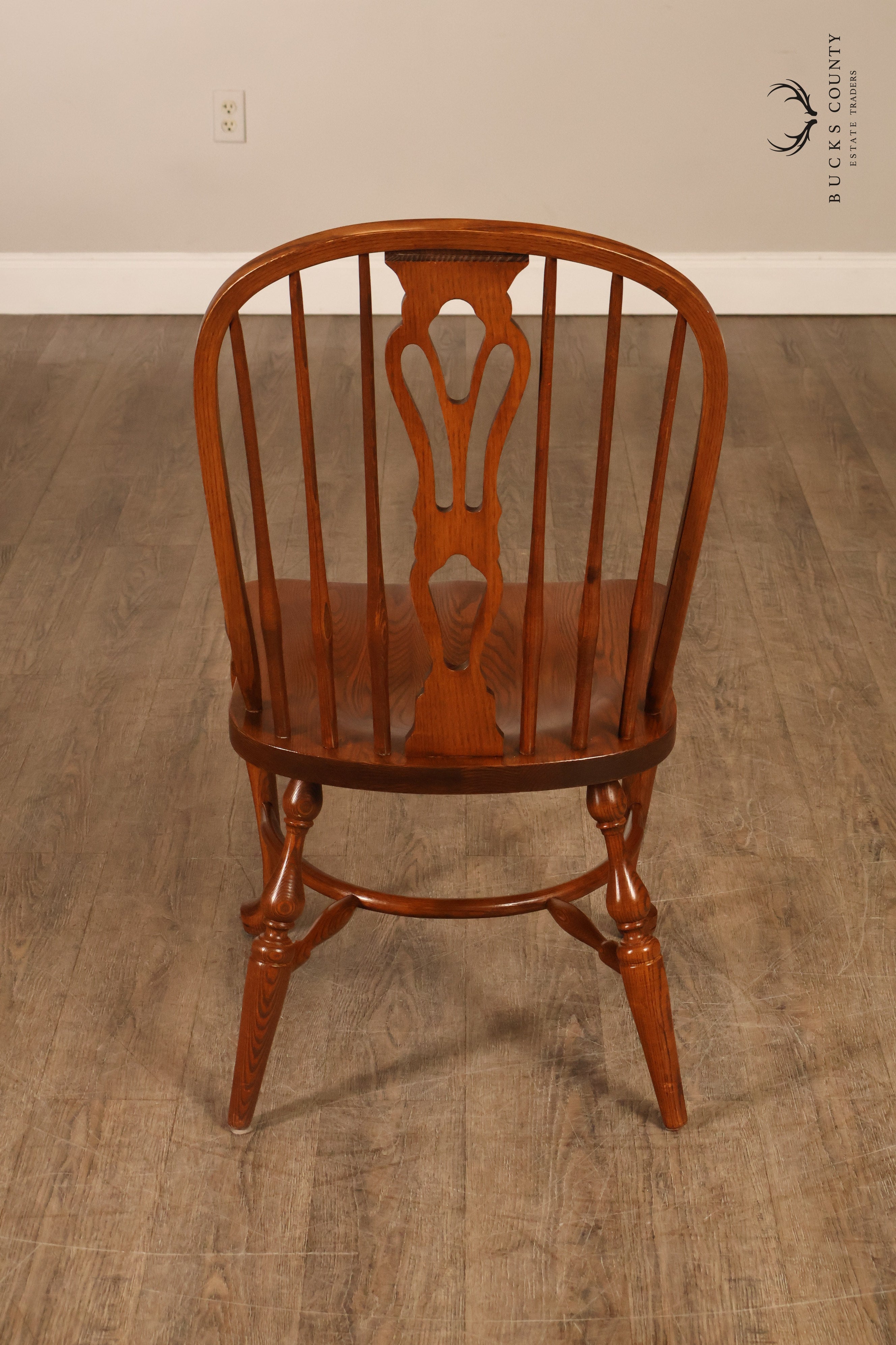 Nichols & Stone Set Of Four Windsor Dining Chairs