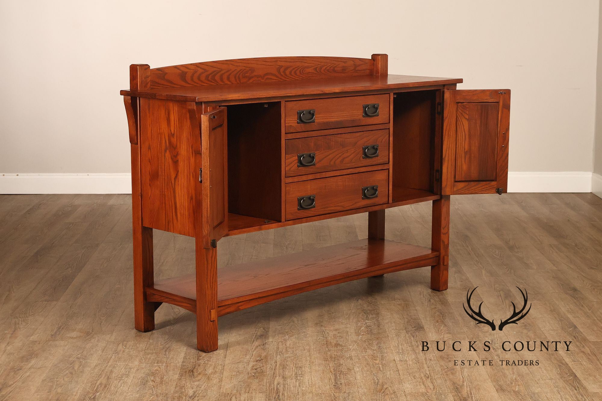 Nichols & Stone Mission Style Oak Sideboard