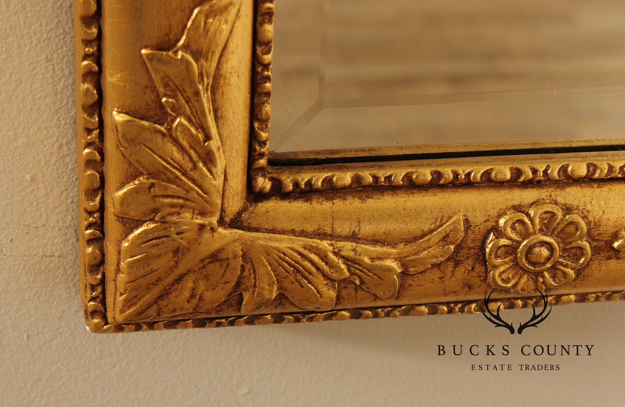 Chelsea House Pair of 'Carlton' Giltwood Wall Mirrors