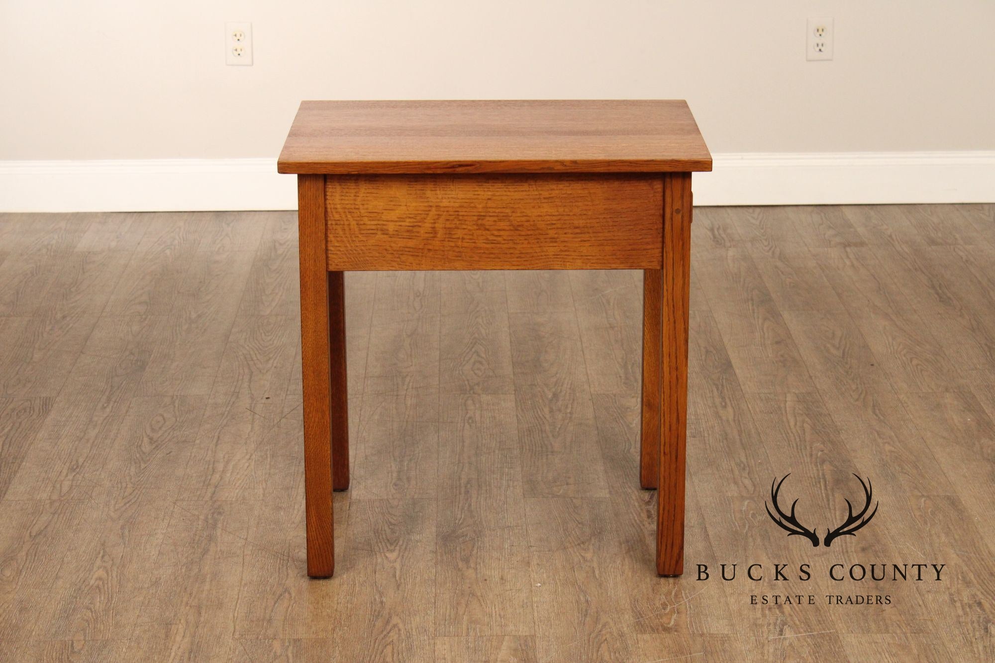 Stickley Mission Collection Oak One Drawer End Table
