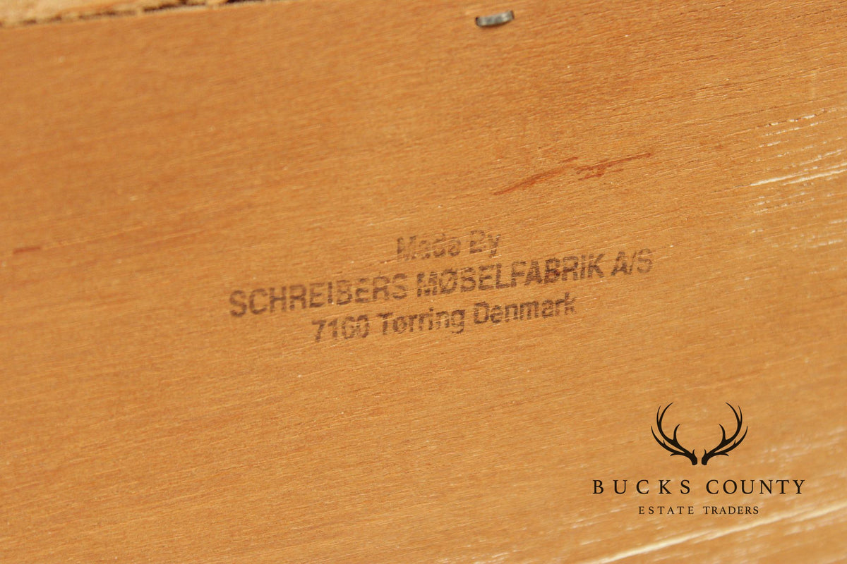 Schreibers Mobelfabrik Danish Modern Teak Nightstand