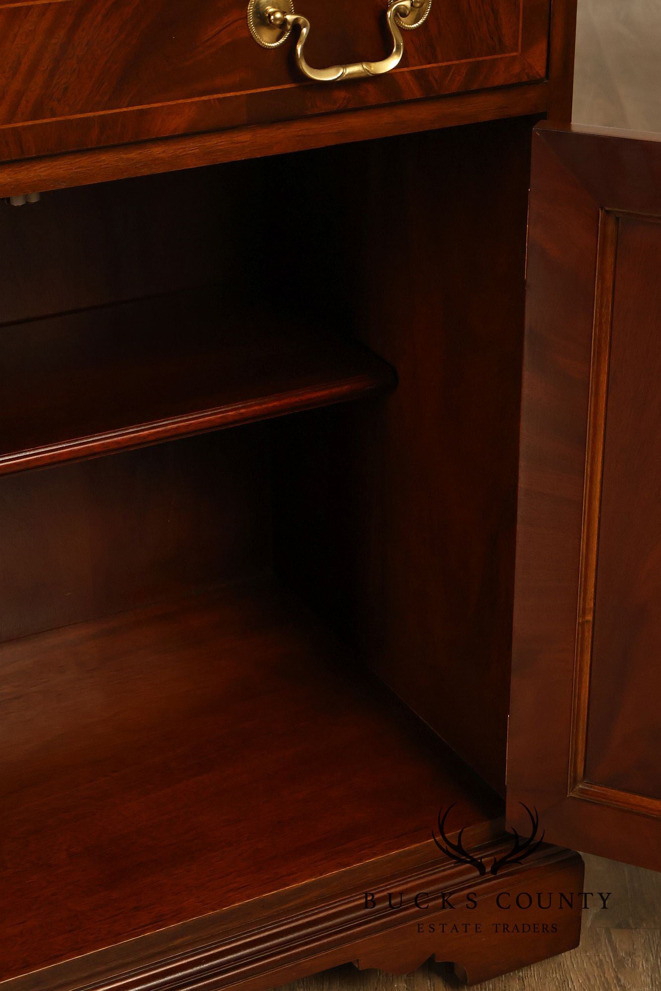 Councill Furniture Georgian Style Mahogany Flip Top Server