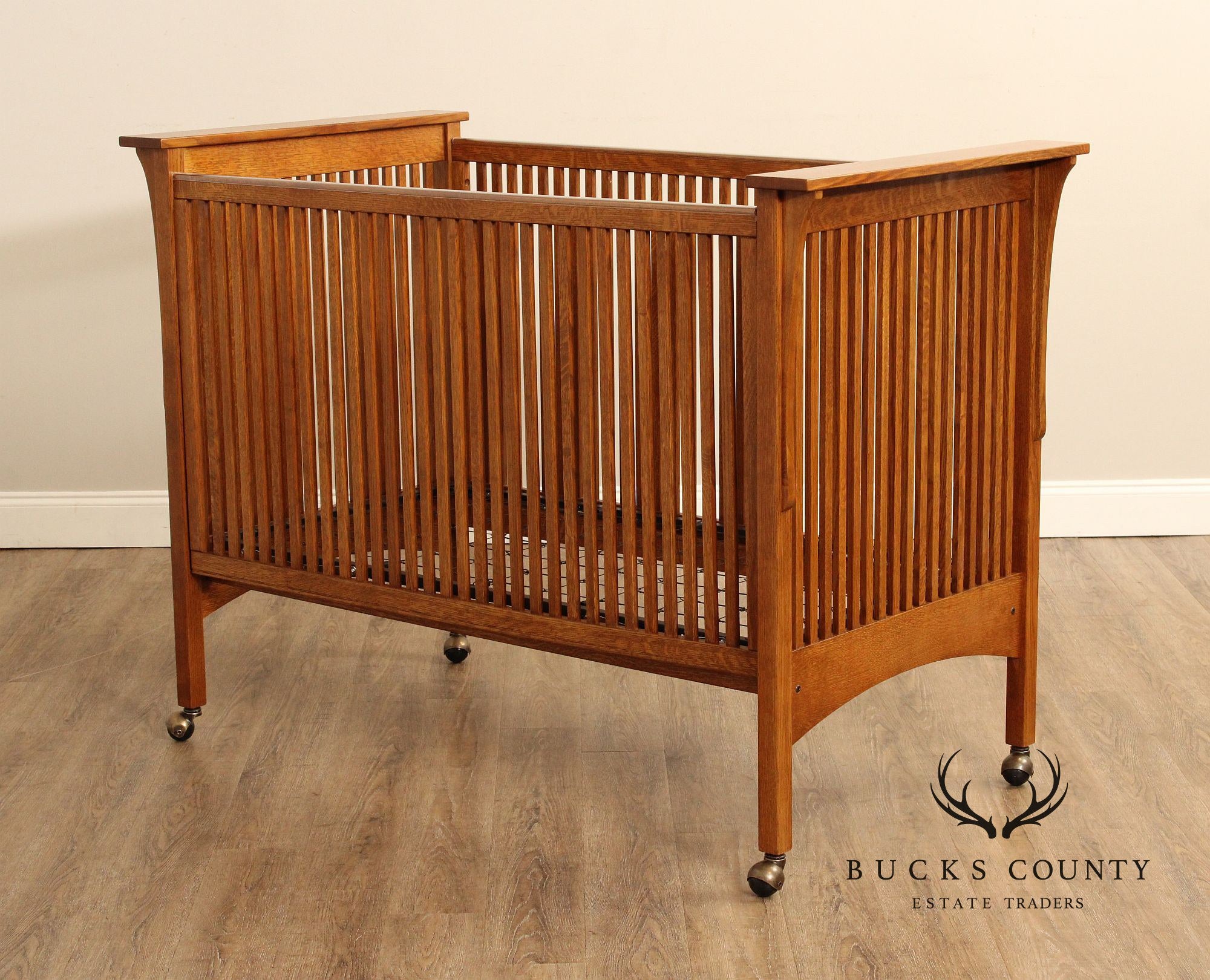 Stickley Mission Collection Oak Doll Crib