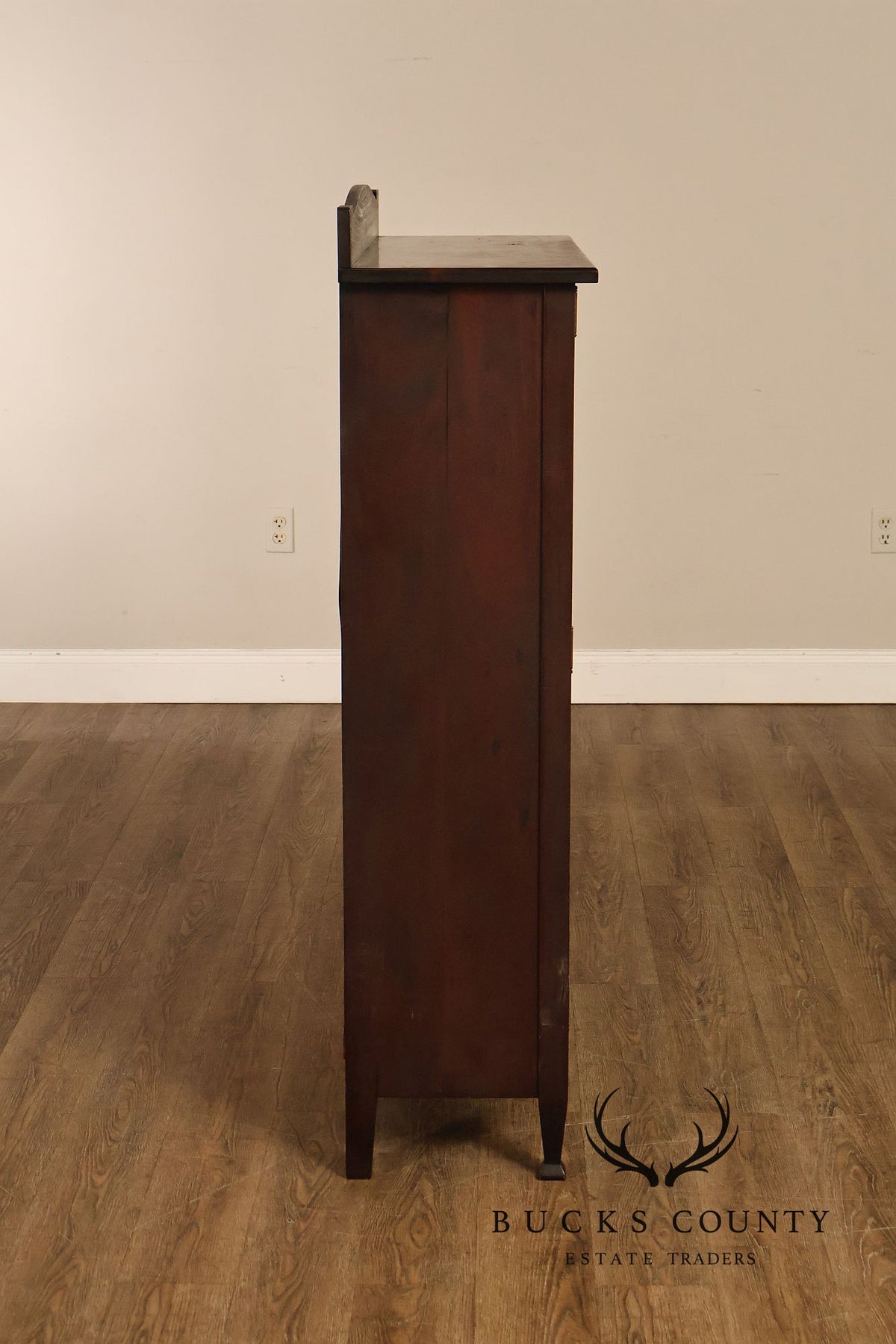 Grand Rapids Arts And Crafts Mahogany Glass Door Bookcase