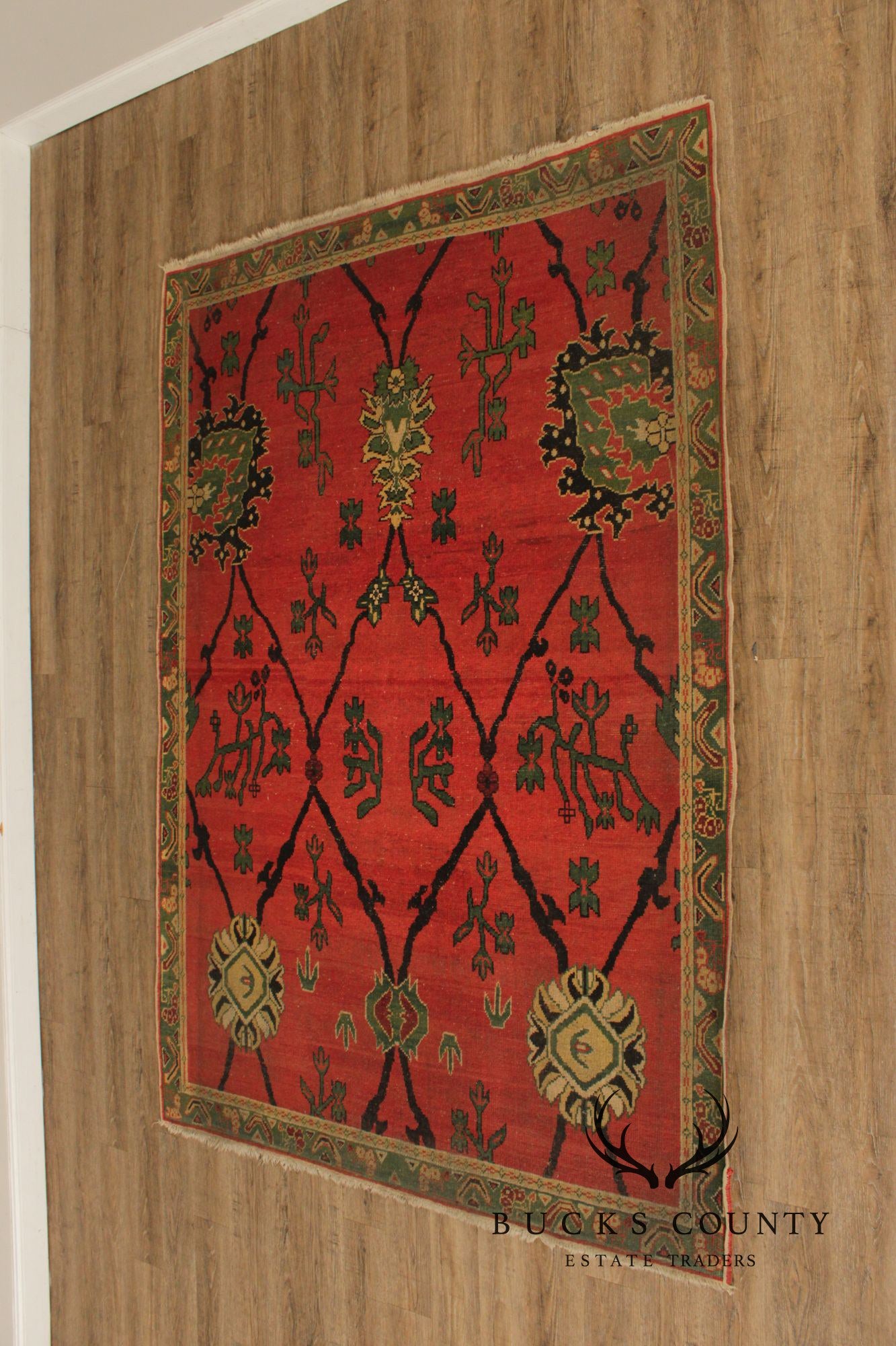 Khotan Style Hand Knotted Wool Area Rug 6'x 9'