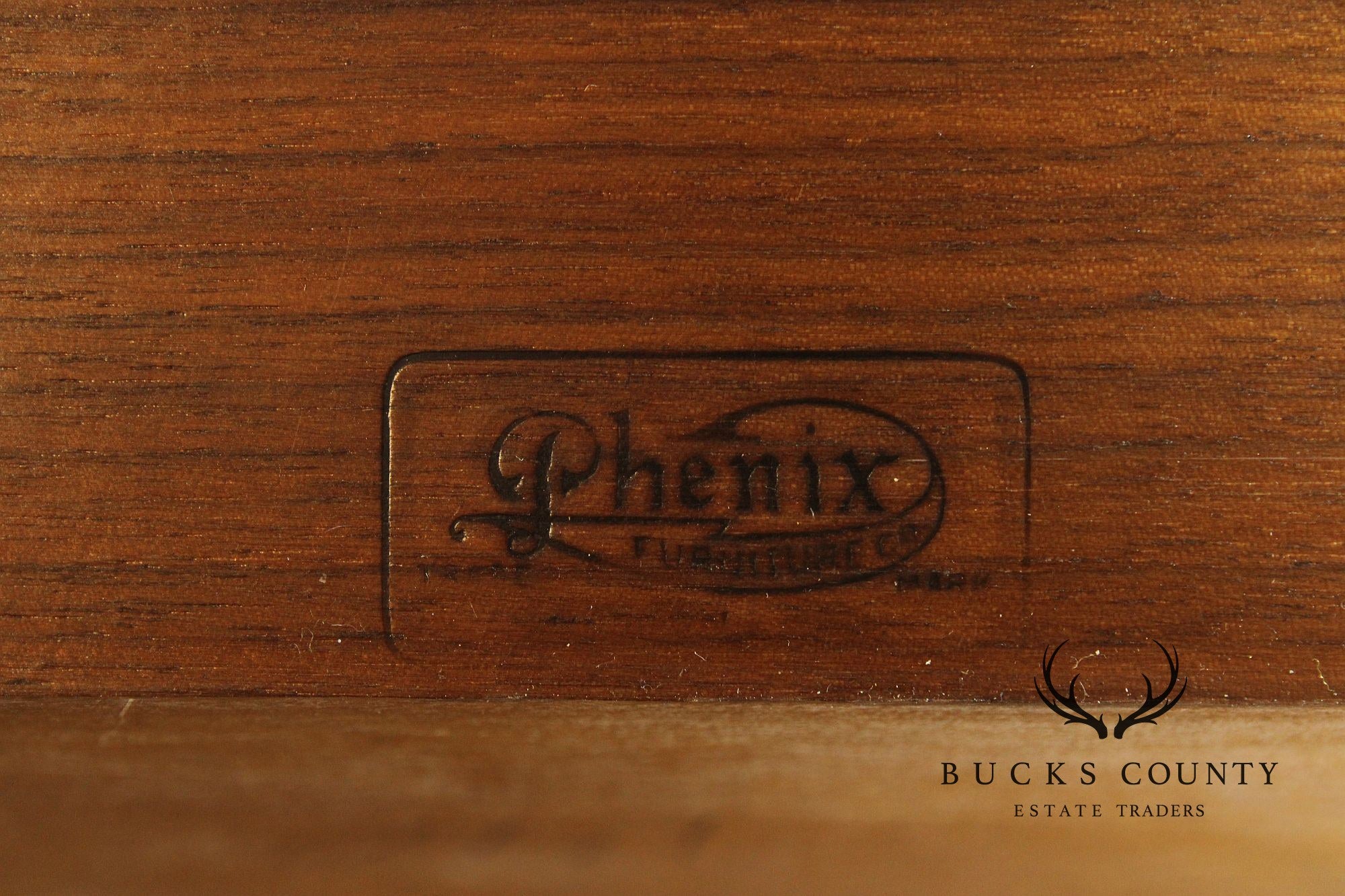 Phenix Furniture Co. Mid Century Modern Walnut Tall Chest