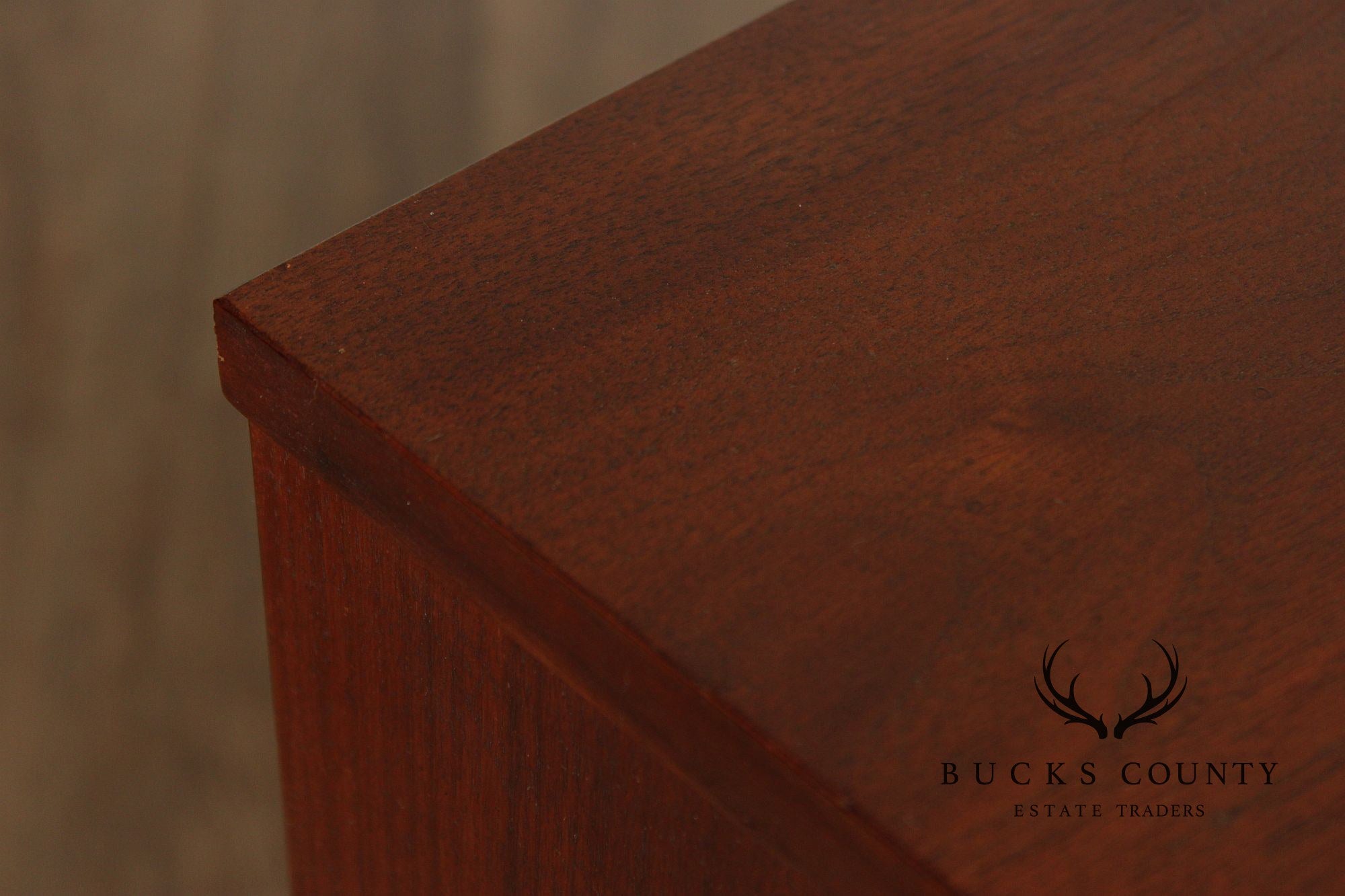 Basic Witz Mid Century Modern Walnut Triple Chest