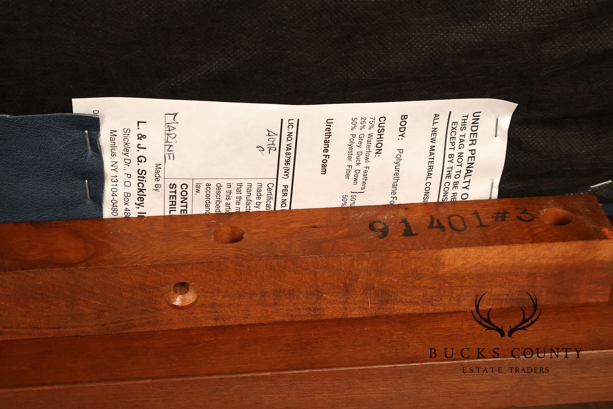 Stickley Mission Collection Cherry and Leather Rocker