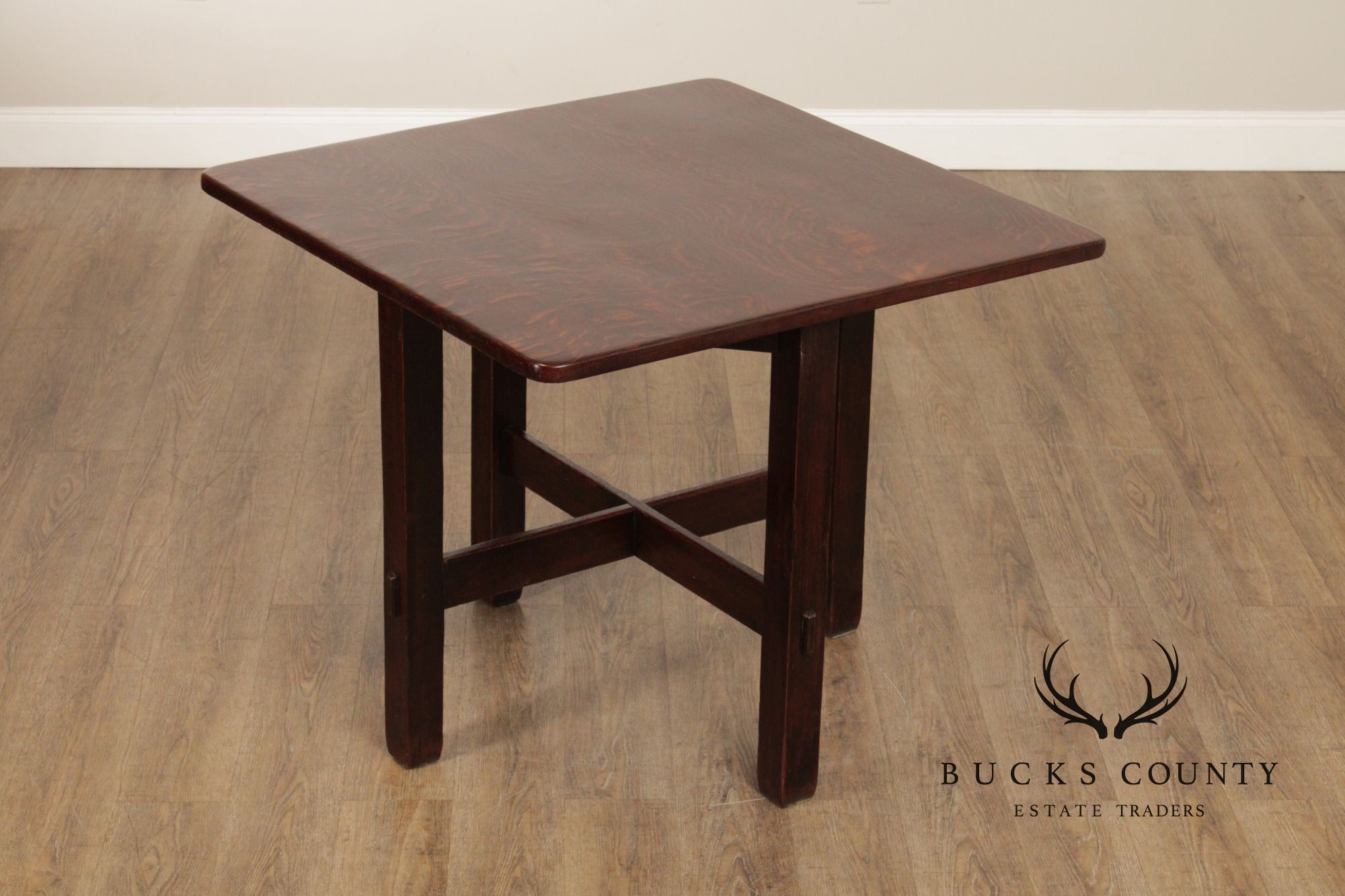 Stickley Brothers Antique Mission Oak Game Table