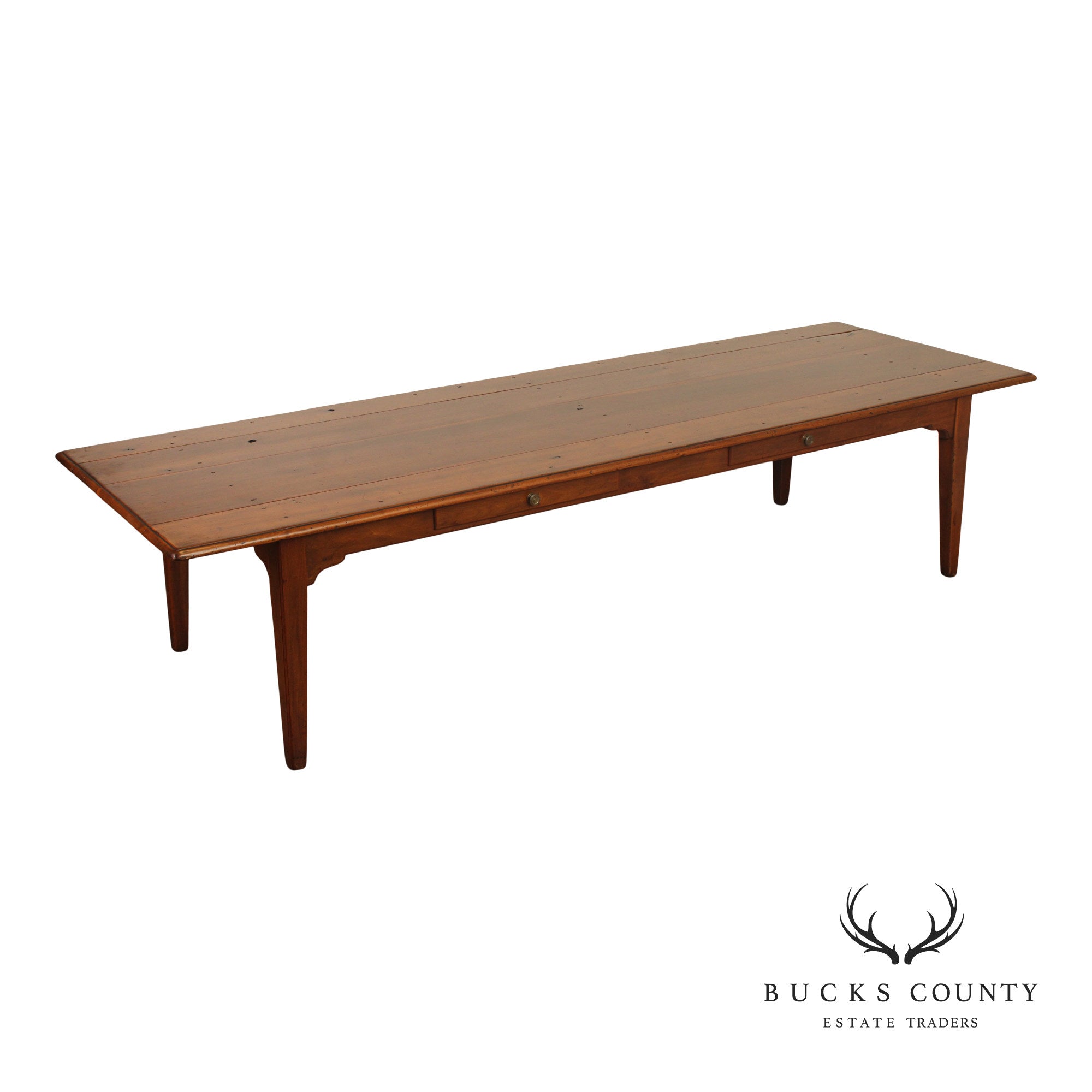 Robert Whitley Studio Handcrafted  Walnut Farmhouse Dining Table