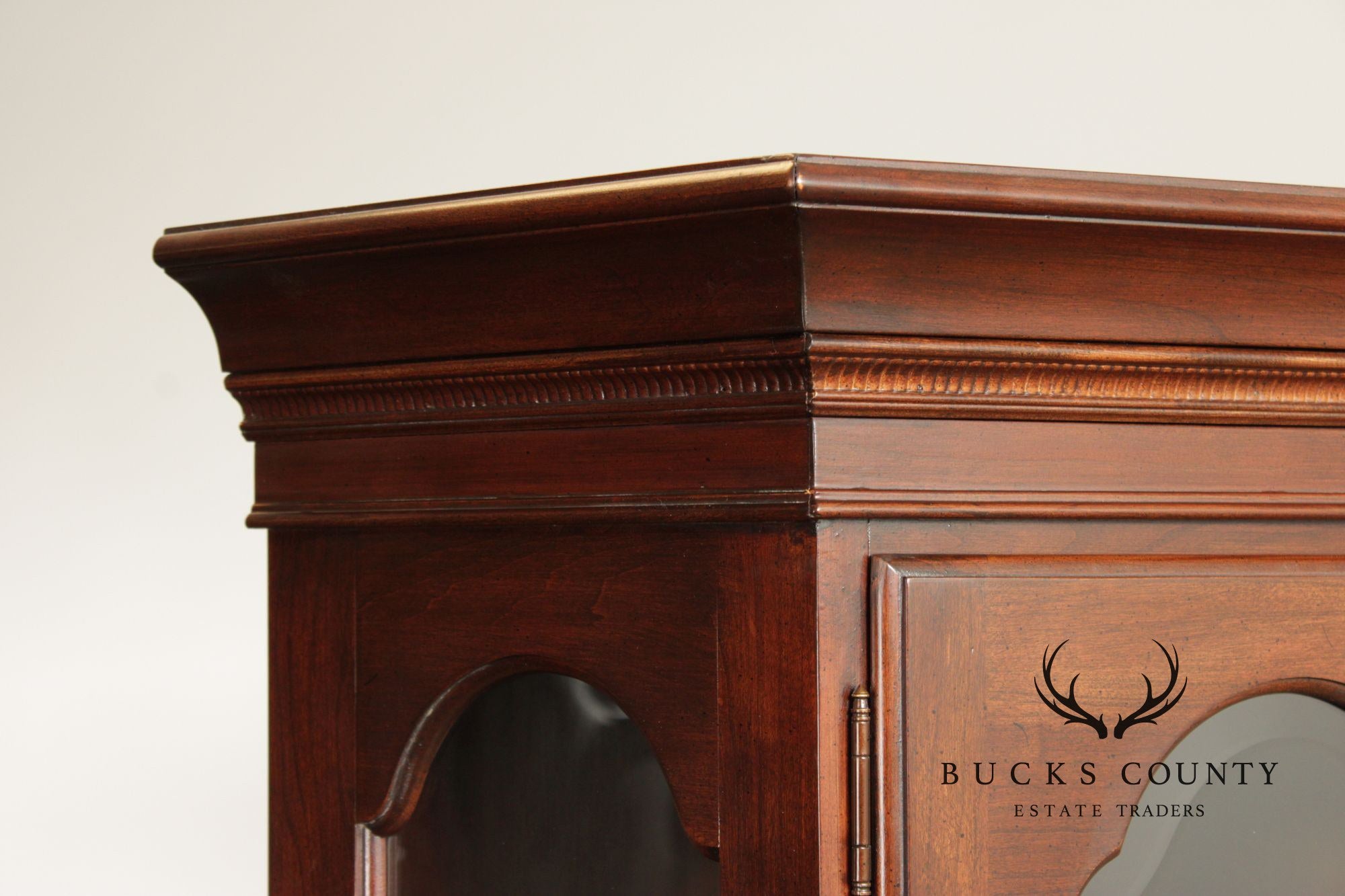 Ethan Allen Georgian Style Cherry China Cabinet