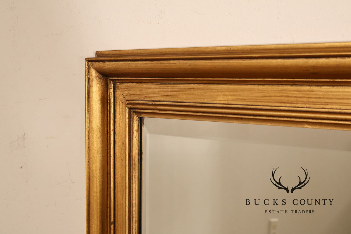 Traditional Gold Gilt Frame Beveled Wall Mirror