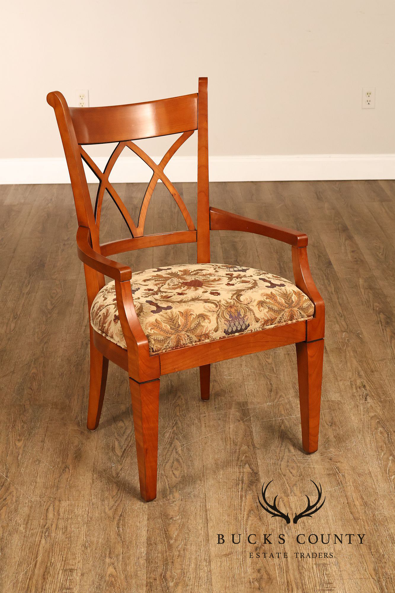 Harden Furniture Set Of Six Cherry Dining Chairs-European Interpretations Line