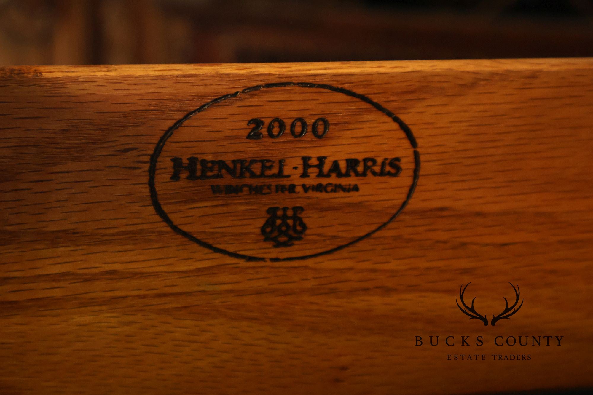 Henkel Harris Mahogany Bowfront Tall Chest