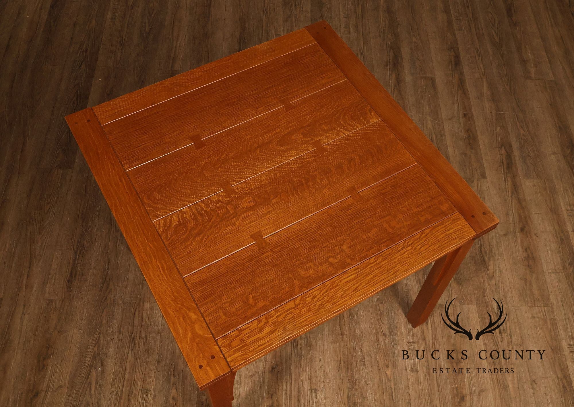 Stickley Mission Collection Oak Flip Top Dining Table