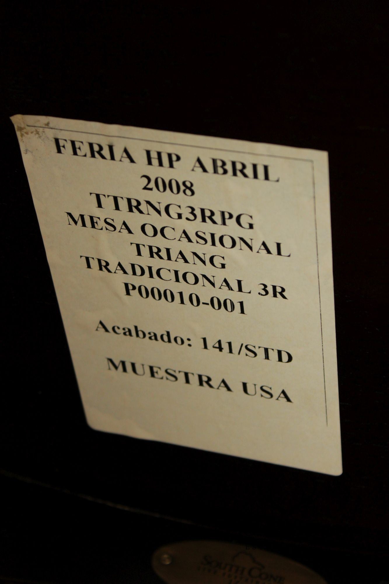 South Cone Regency Style Eglomise Three Tier Etagere Stand